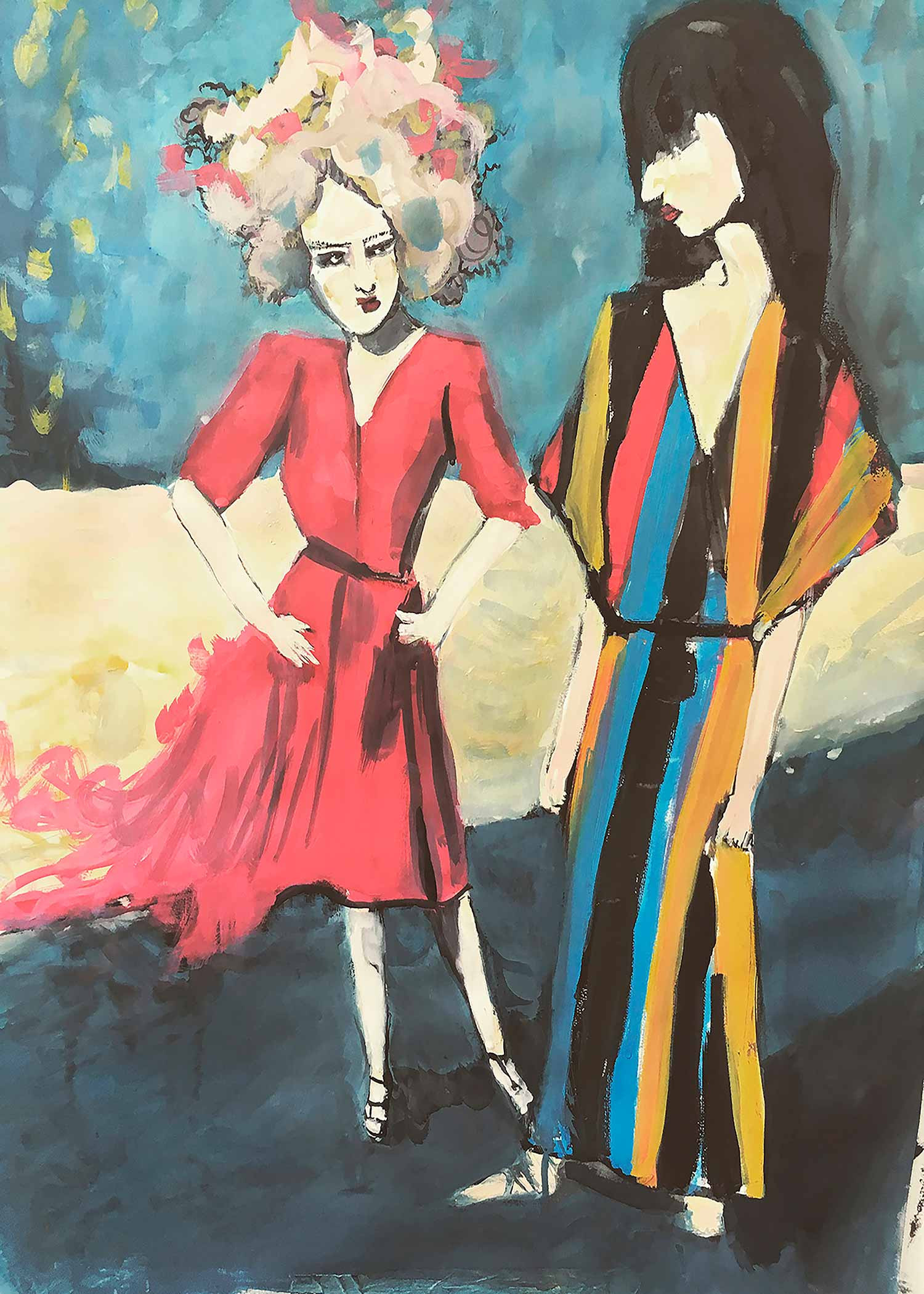 Aliénor de Cellès, Chicane, painting - Artalistic online contemporary art buying and selling gallery