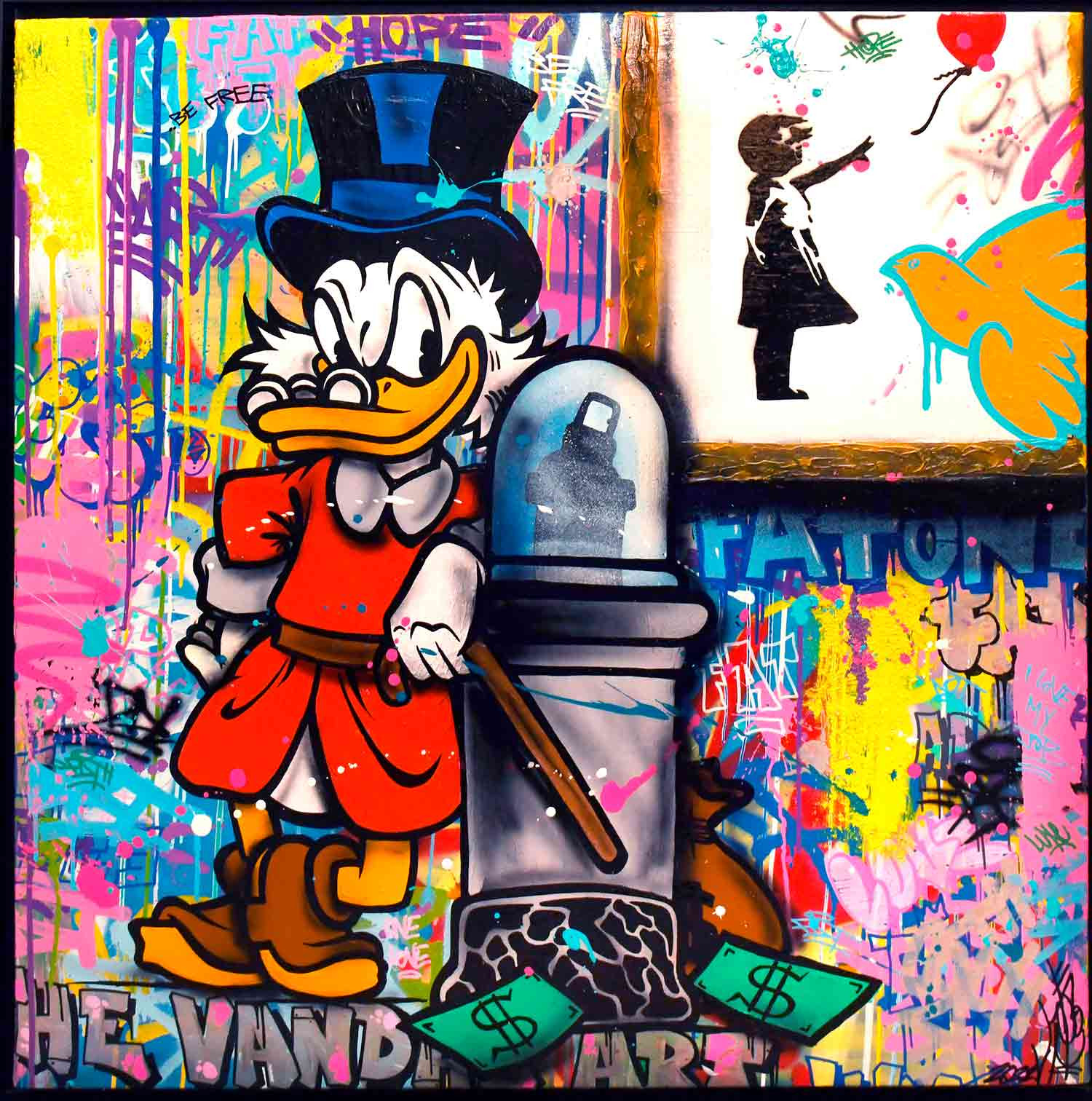 Fat, Be free, painting - Artalistic online contemporary art buying and selling gallery