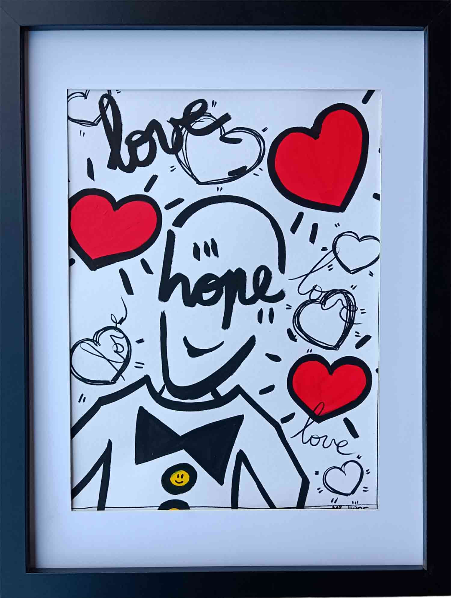 Mr Hope, Love, painting - Artalistic online contemporary art buying and selling gallery