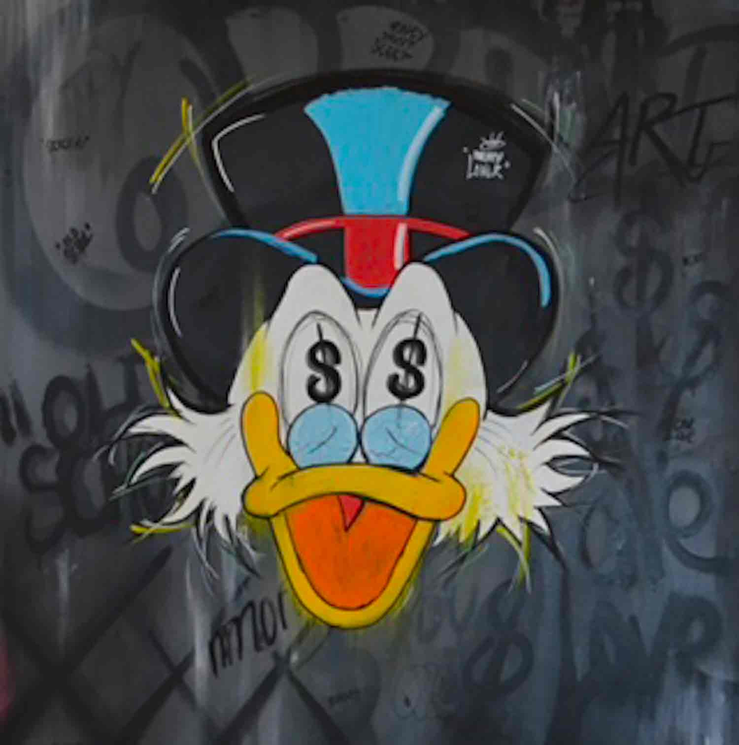 Odart, Money Lover, painting - Artalistic online contemporary art buying and selling gallery
