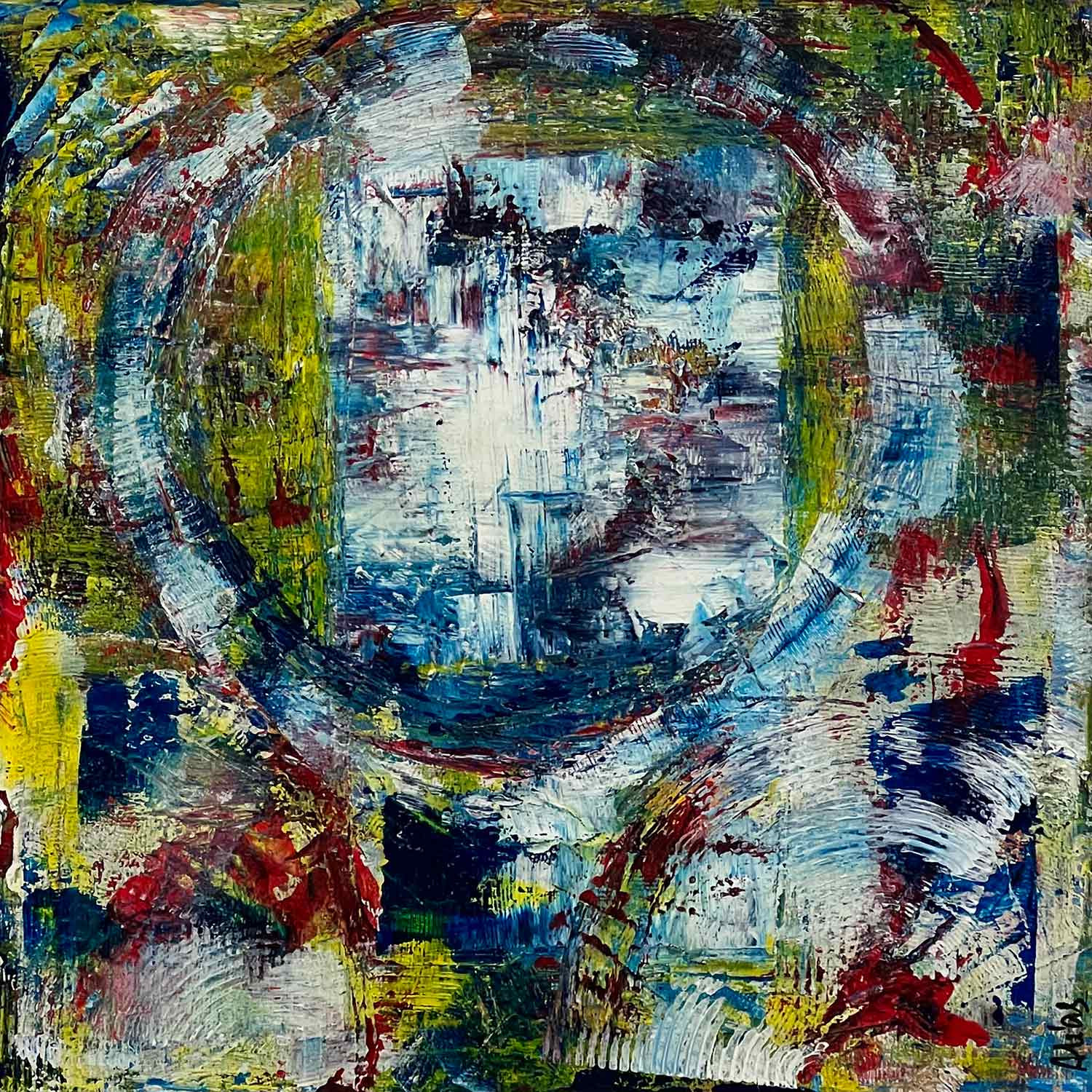 Aléas, Le disque, painting - Artalistic online contemporary art buying and selling gallery