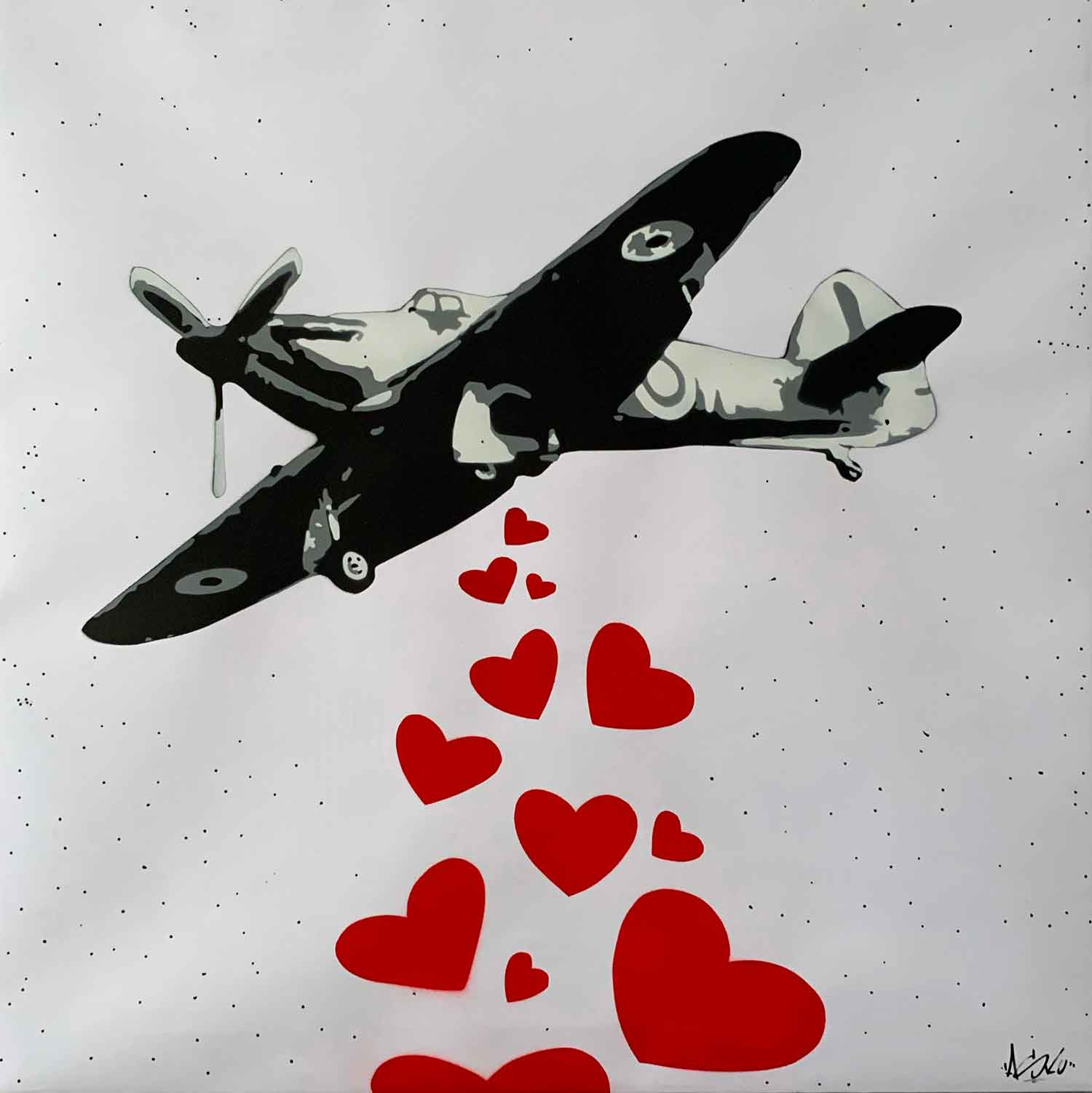 Asko Art, Plane, painting - Artalistic online contemporary art buying and selling gallery
