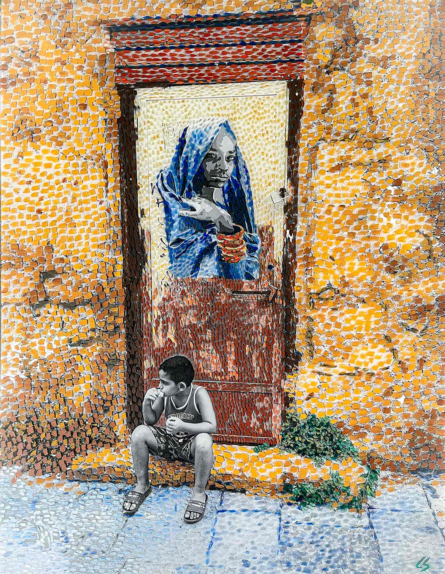 Catherine Szpira, Palerme, painting - Artalistic online contemporary art buying and selling gallery