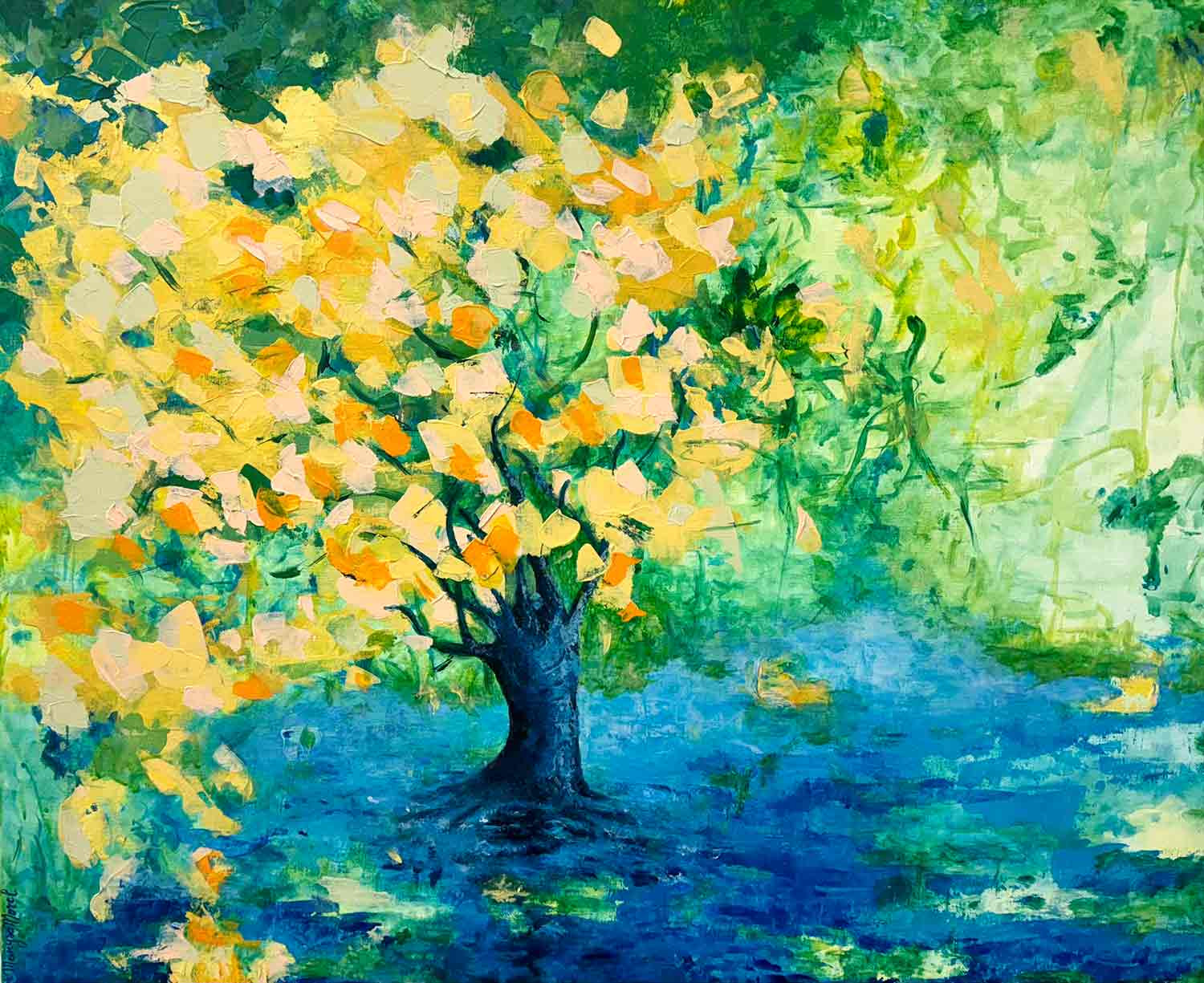 Maryse Morel, A la dérive, painting - Artalistic online contemporary art buying and selling gallery