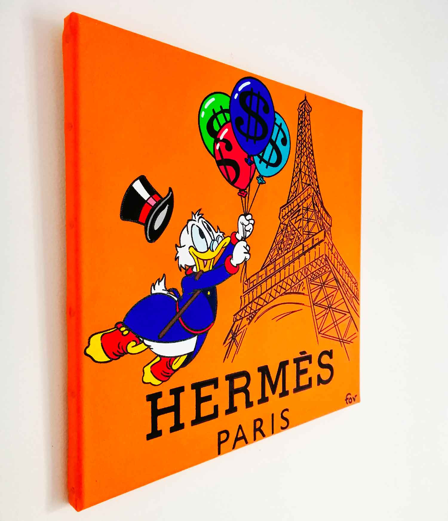 Fov, Picsou Hermès, painting - Artalistic online contemporary art buying and selling gallery