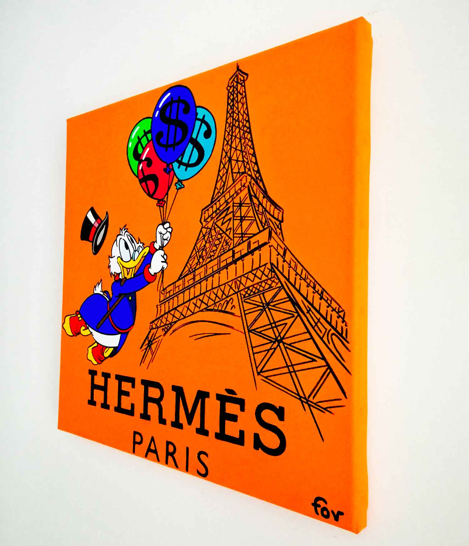 Fov, Picsou Hermès, painting - Artalistic online contemporary art buying and selling gallery