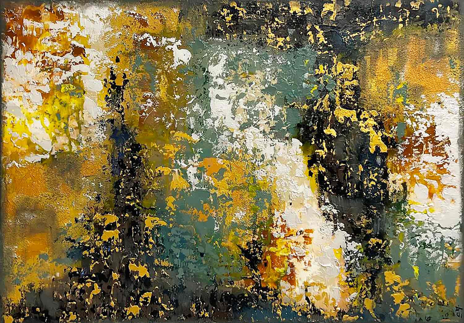 Céline Marin, la forêt claire, painting - Artalistic online contemporary art buying and selling gallery