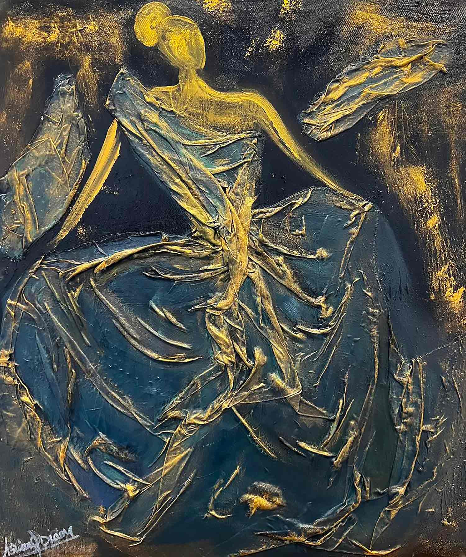 Aswan Diama, Naddor, painting - Artalistic online contemporary art buying and selling gallery