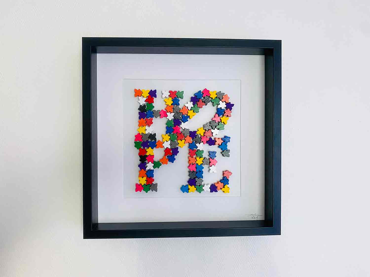 Andrea Van Der Hoeven, Hope Meeples, painting - Artalistic online contemporary art buying and selling gallery