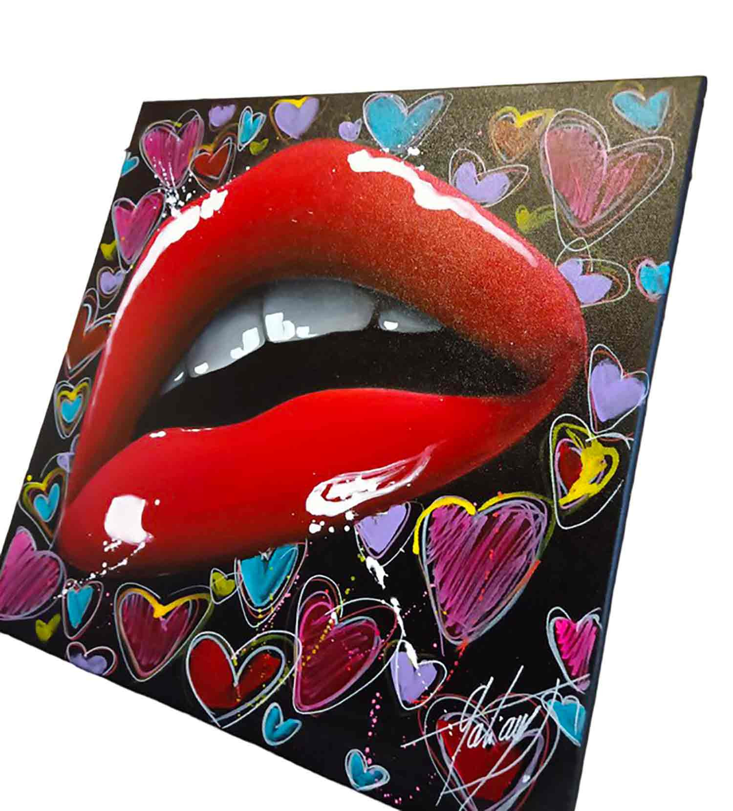 Julie Galiay, Amour puissant, painting - Artalistic online contemporary art buying and selling gallery