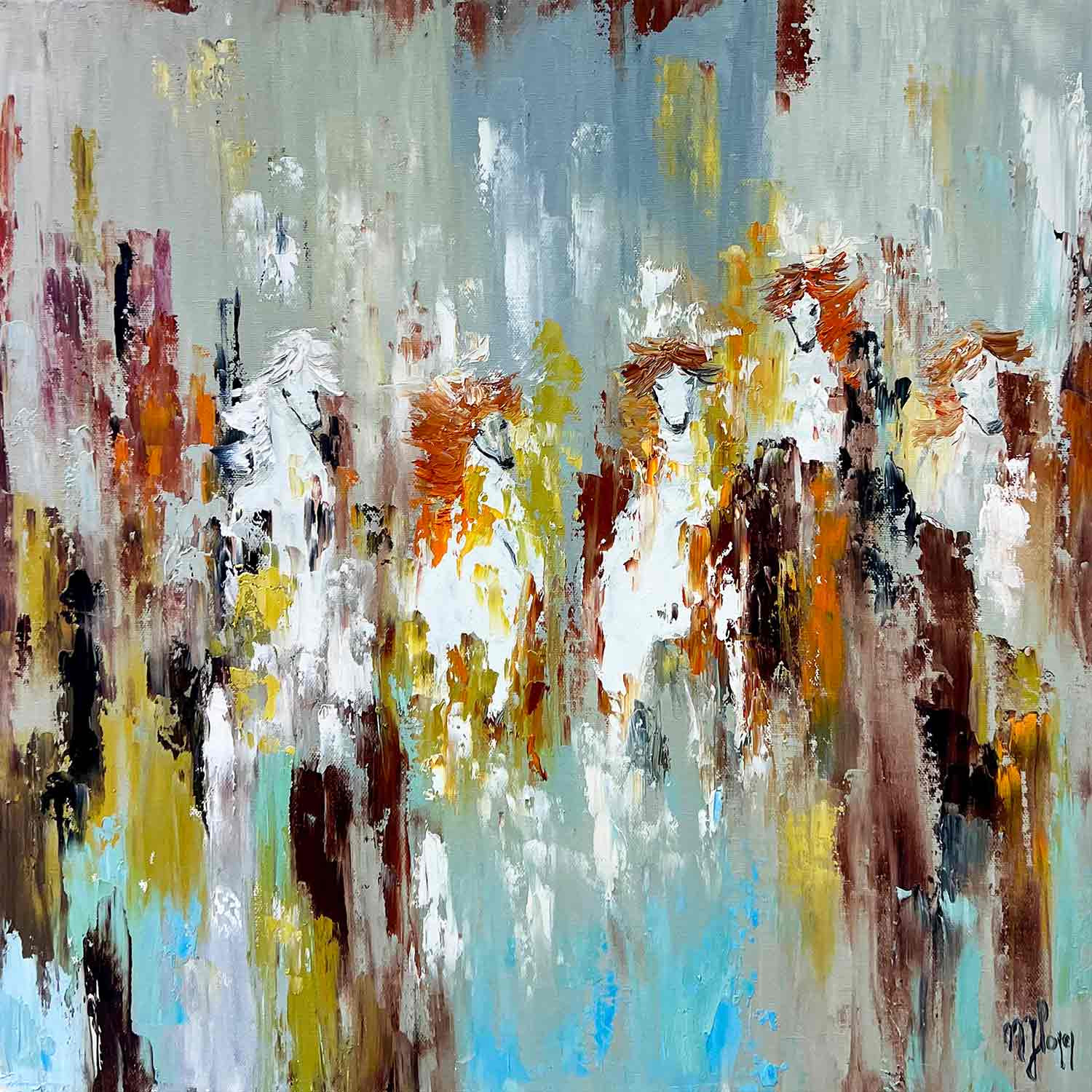Marie-Jeanne Lopez, Pianissimo, painting - Artalistic online contemporary art buying and selling gallery