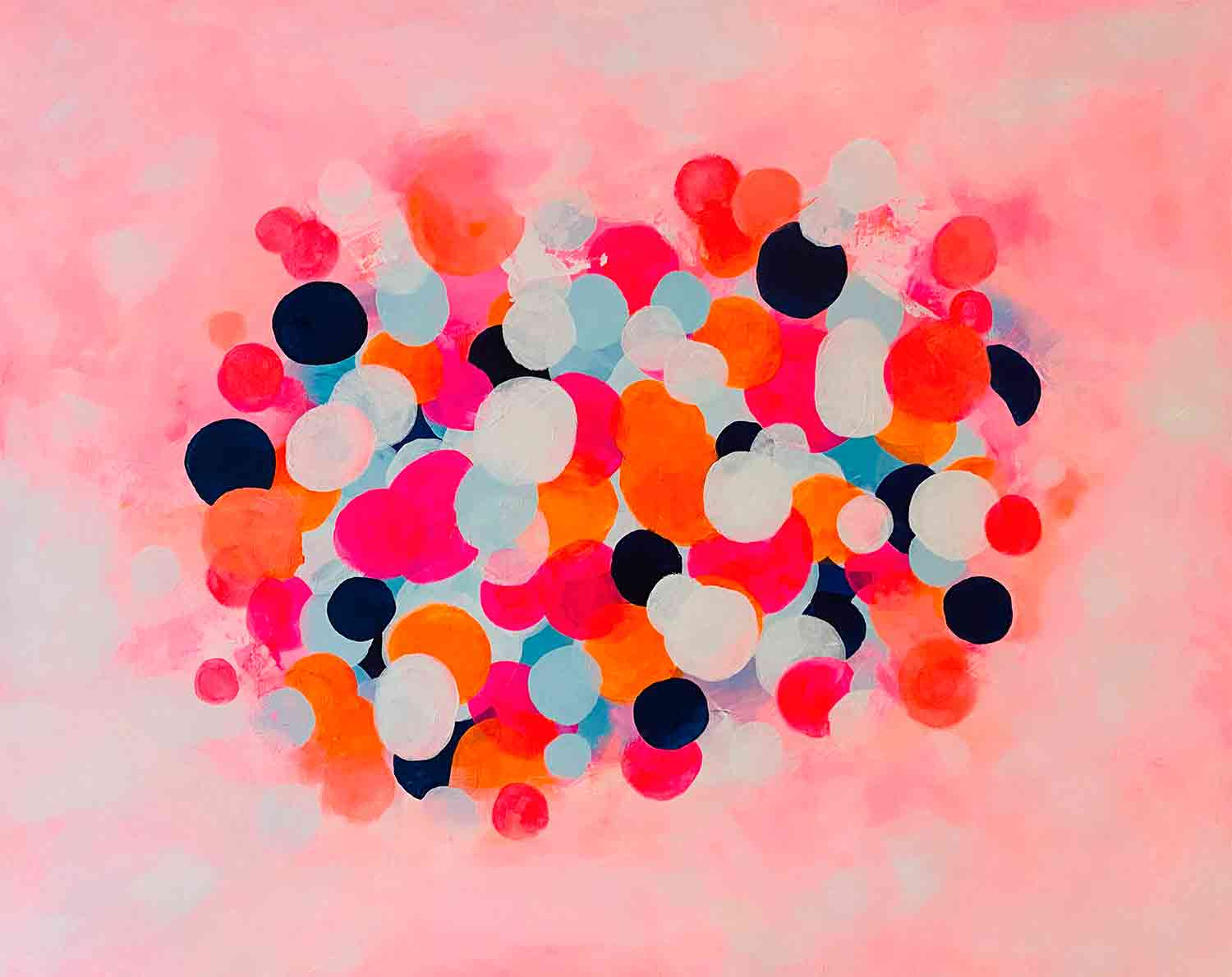 Inès D, Euphoria, painting - Artalistic online contemporary art buying and selling gallery