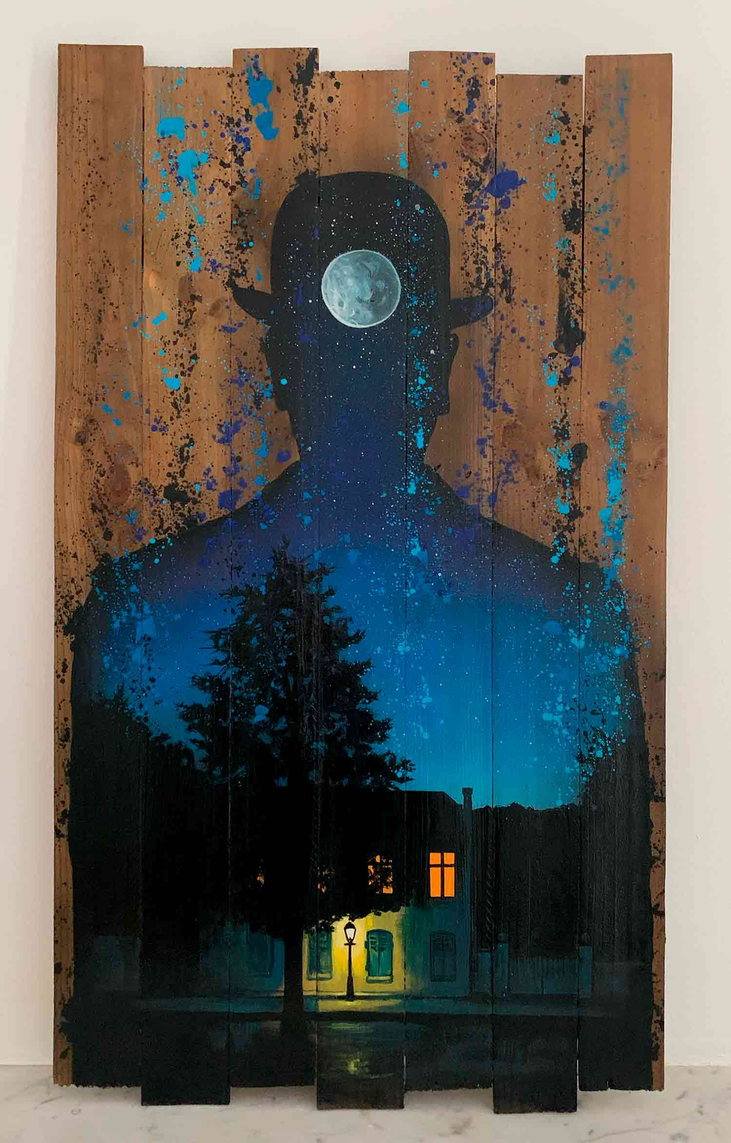Skayzoo, L'empire des Lumières, painting - Artalistic online contemporary art buying and selling gallery