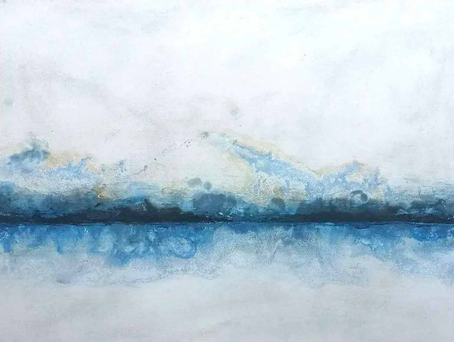 Lisa Rousseau, Horizon XI, painting - Artalistic online contemporary art buying and selling gallery