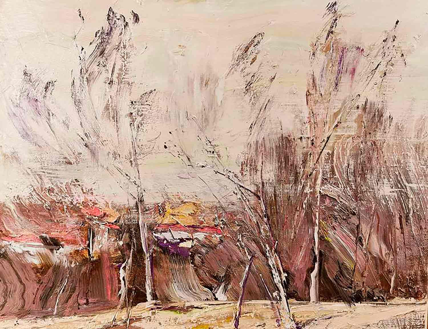 Chen Weinan, Late autumn lang ya tai, painting - Artalistic online contemporary art buying and selling gallery