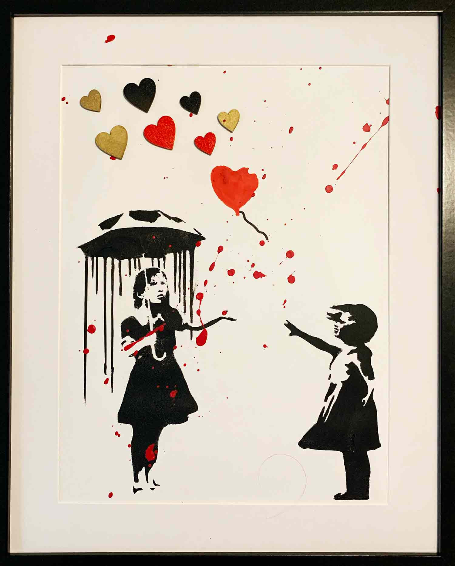 Rose, Raining, painting - Artalistic online contemporary art buying and selling gallery