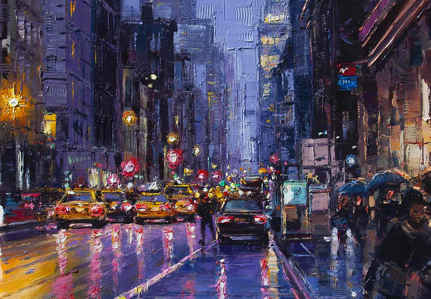 Allende, New York, painting - Artalistic online contemporary art buying and selling gallery