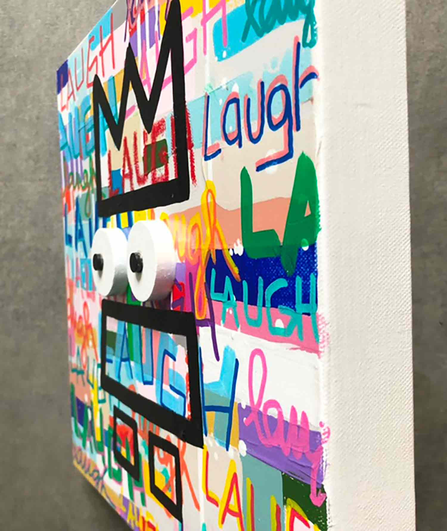Mam, Laugh, painting - Artalistic online contemporary art buying and selling gallery