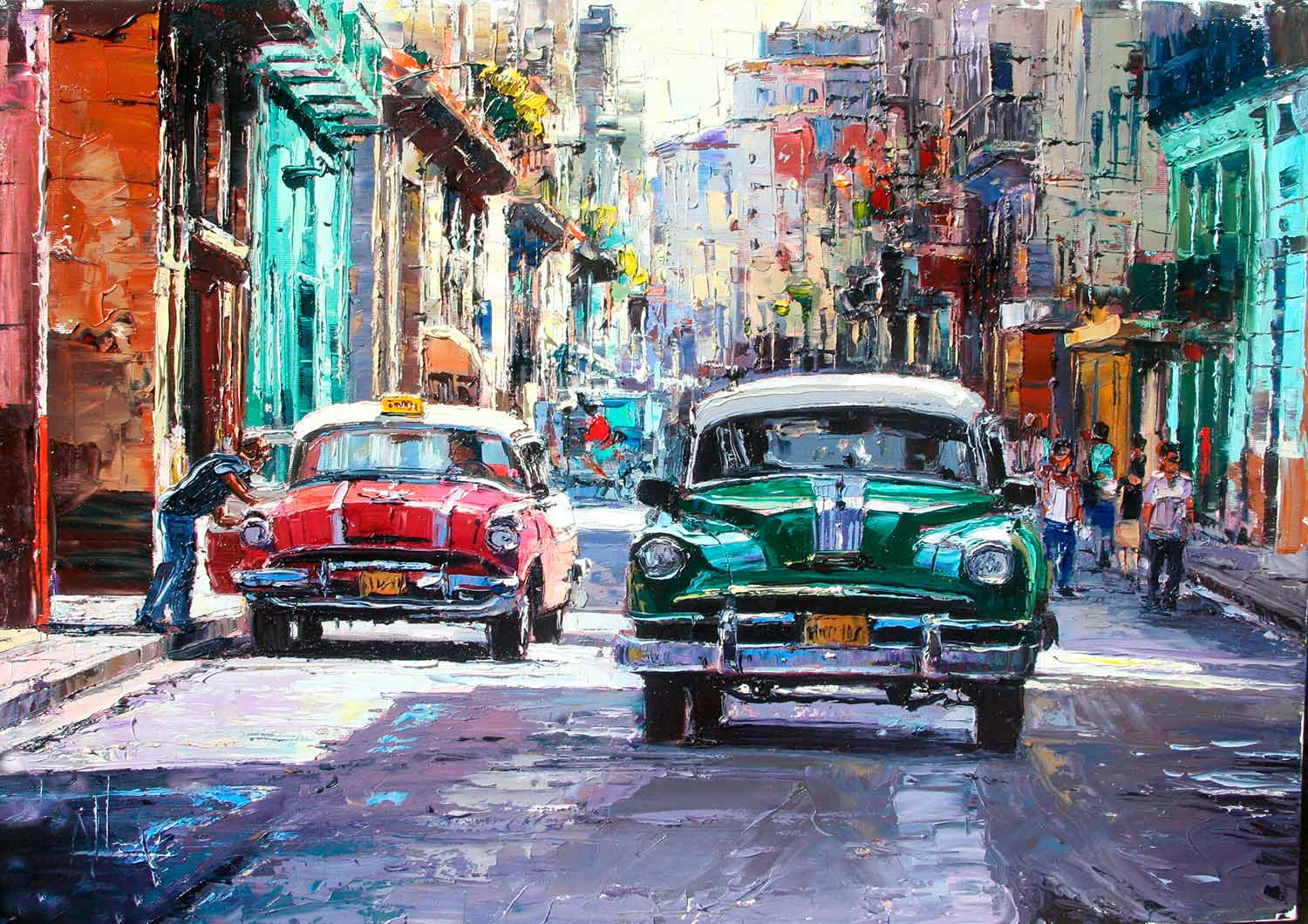 Allende, Traficando, painting - Artalistic online contemporary art buying and selling gallery