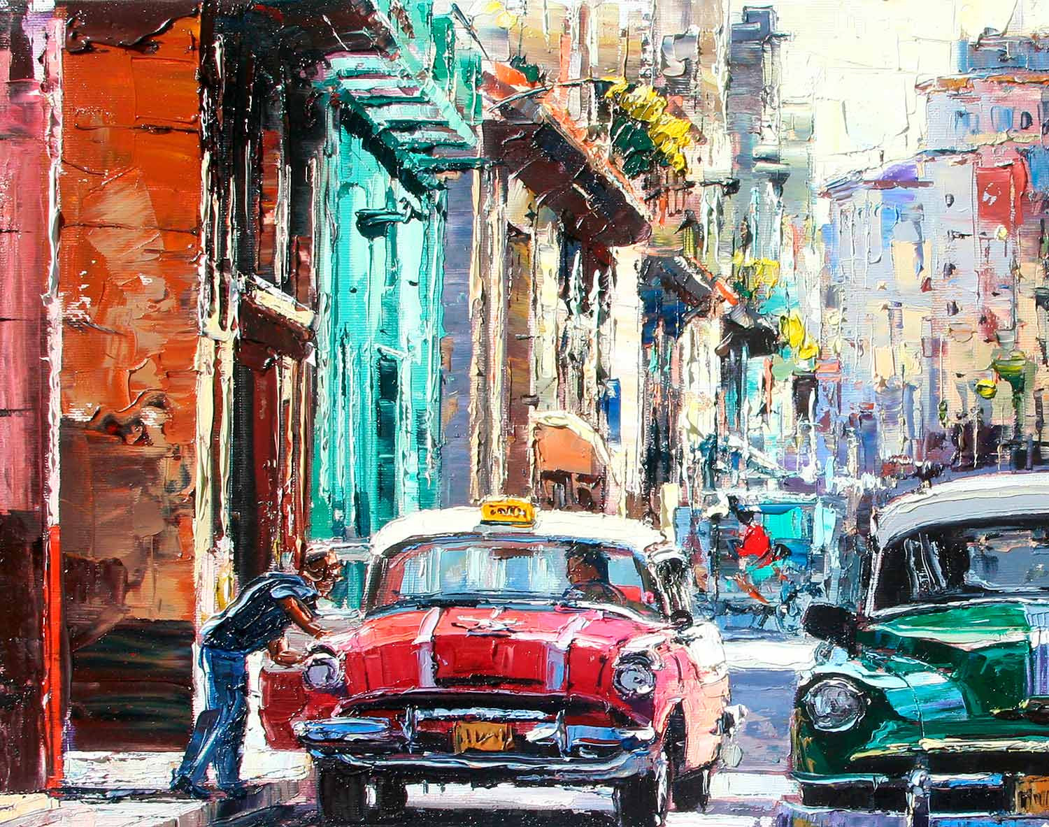 Allende, Traficando, painting - Artalistic online contemporary art buying and selling gallery