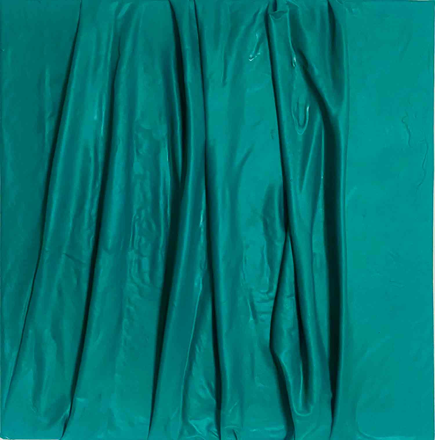 Jackart, Emeraude plissée, painting - Artalistic online contemporary art buying and selling gallery
