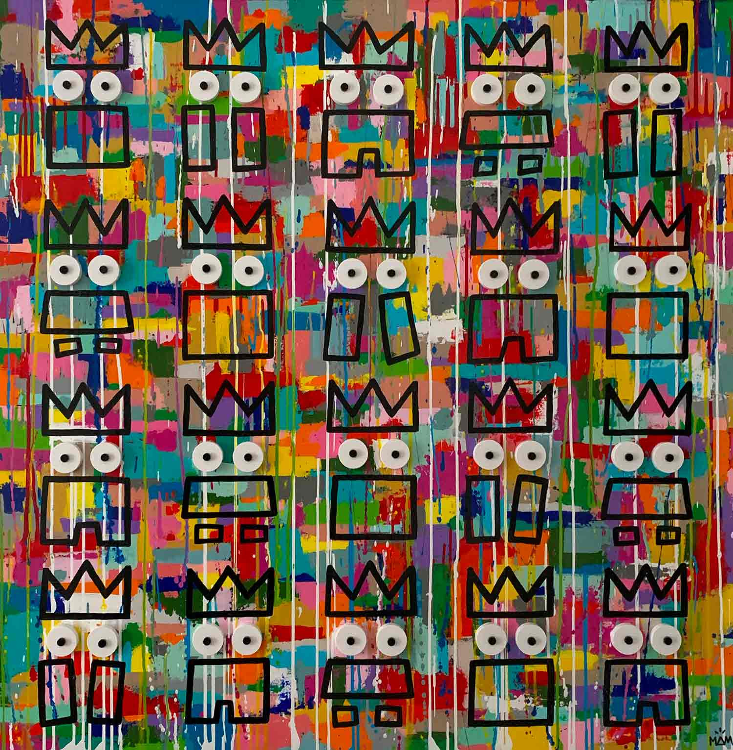 Mam, Amazing potes, painting - Artalistic online contemporary art buying and selling gallery
