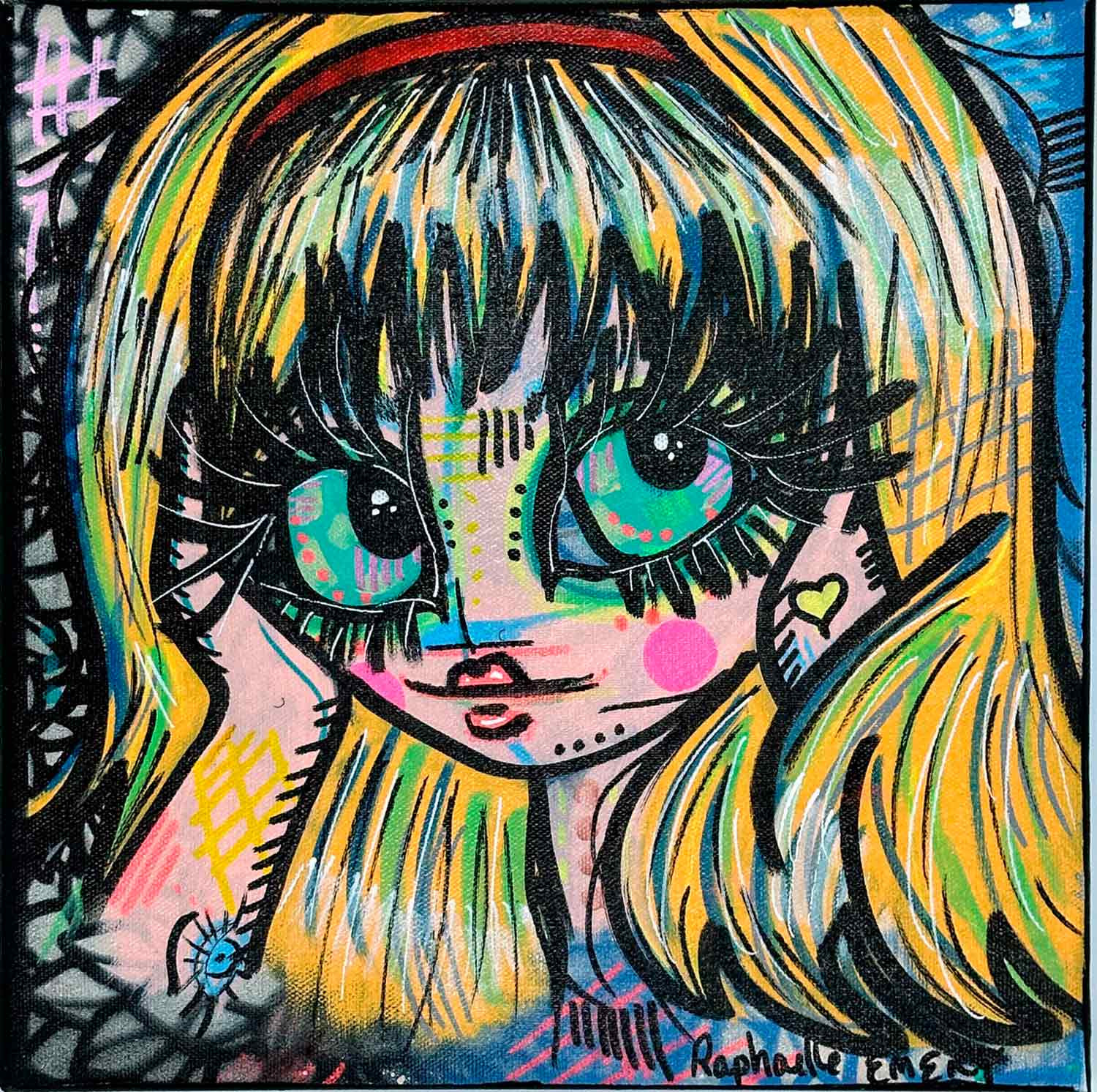 Raphaëlle Emery, Sanzarus, painting - Artalistic online contemporary art buying and selling gallery