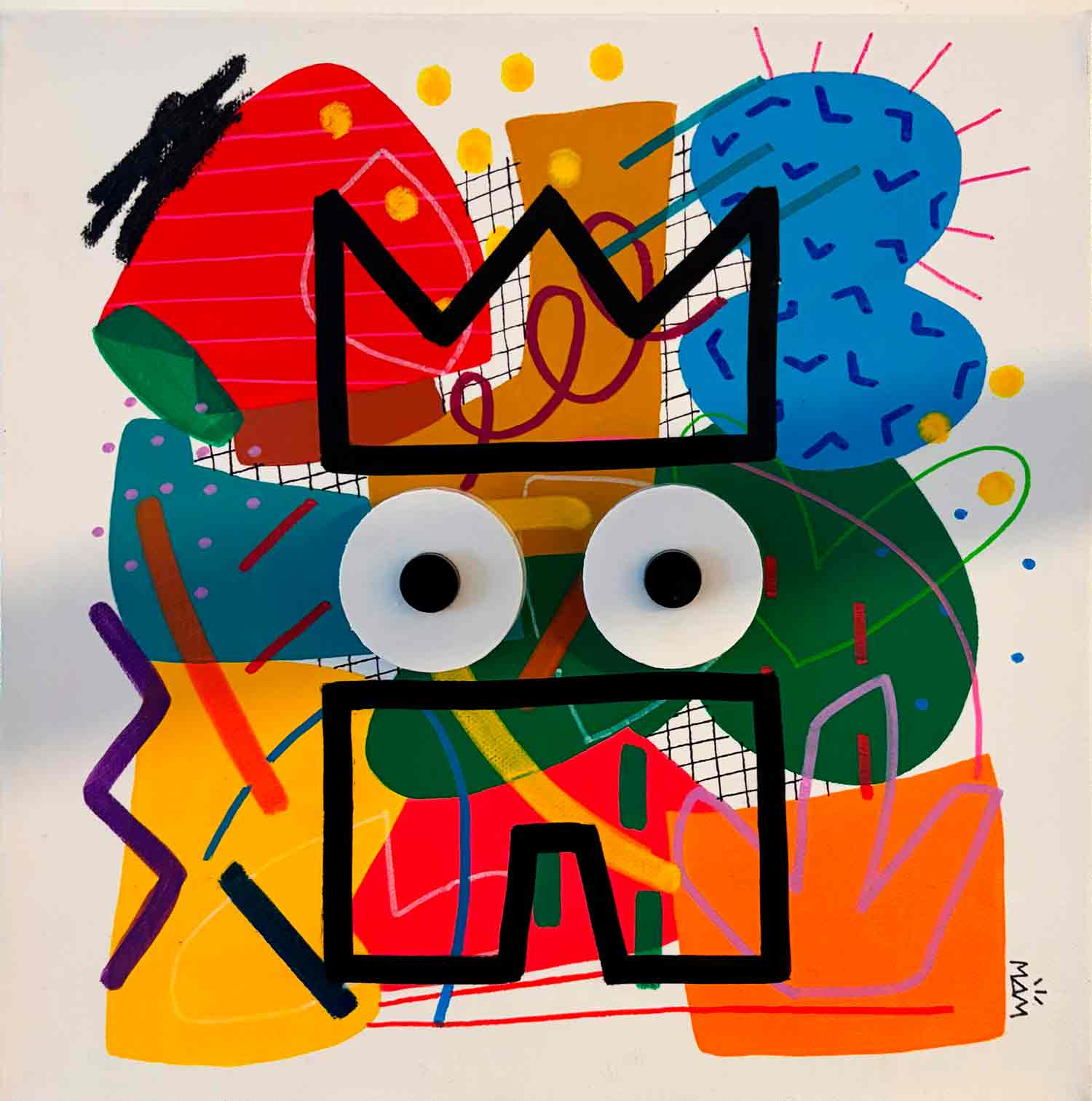 Mam, Funny, painting - Artalistic online contemporary art buying and selling gallery