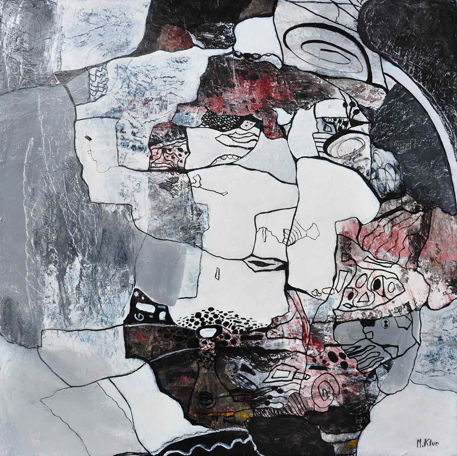 Michele Klur, Visions terrestres, painting - Artalistic online contemporary art buying and selling gallery