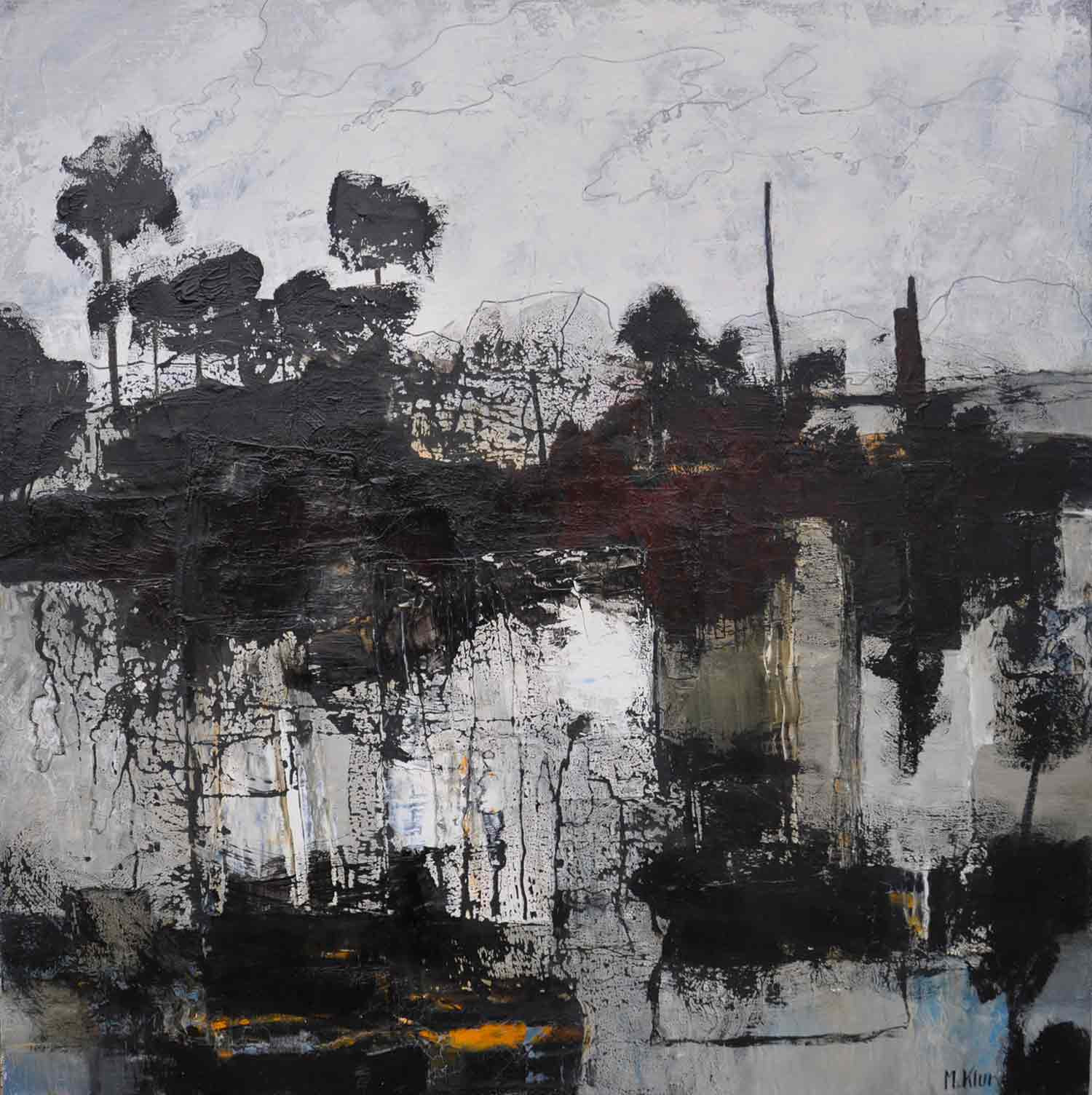 Michele Klur, Paysage, painting - Artalistic online contemporary art buying and selling gallery