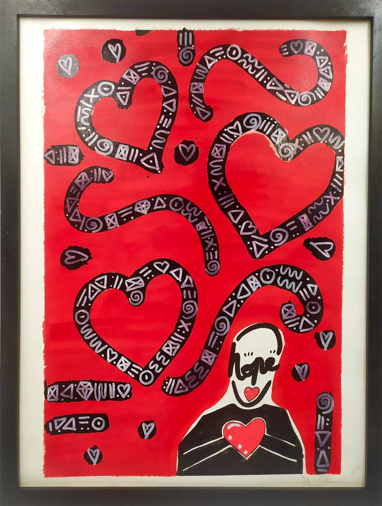 Mr Hope, Love, painting - Artalistic online contemporary art buying and selling gallery