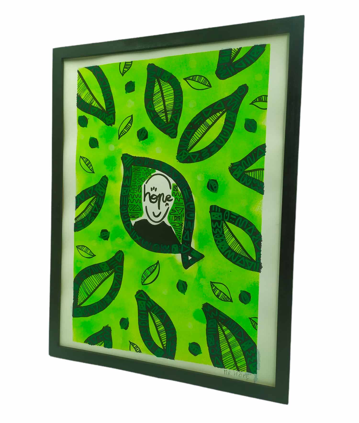 Mr Hope, en mode nature, painting - Artalistic online contemporary art buying and selling gallery