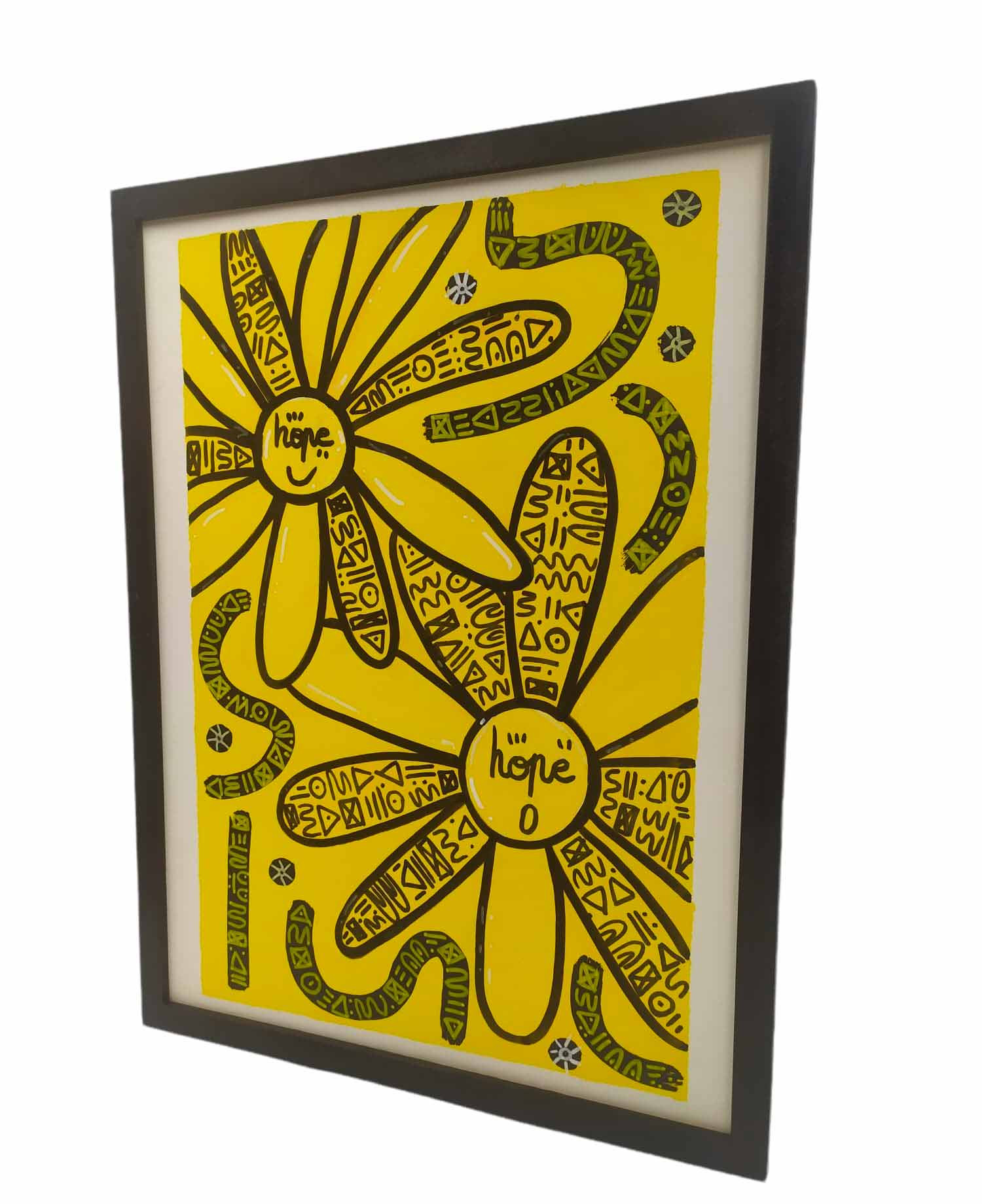 Mr Hope, flower sun, painting - Artalistic online contemporary art buying and selling gallery