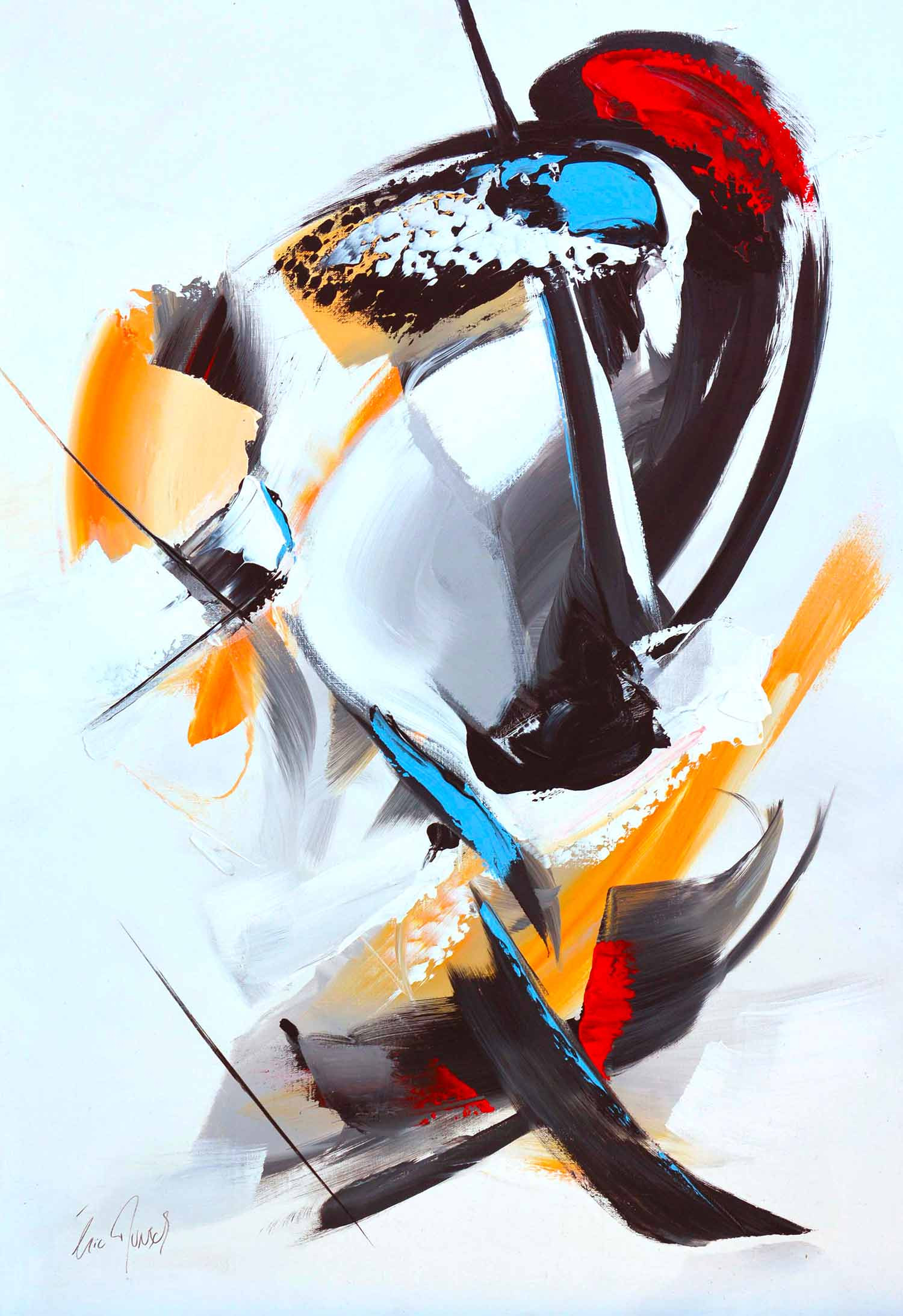 Eric Munsch, Avec de la tendresse, painting - Artalistic online contemporary art buying and selling gallery