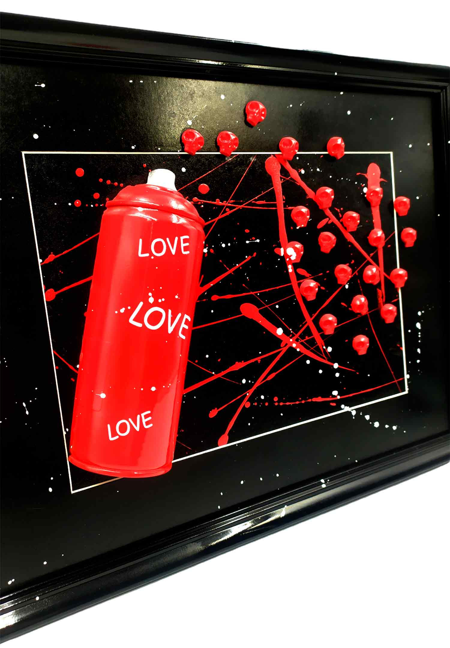 VL, Loveskull, painting - Artalistic online contemporary art buying and selling gallery