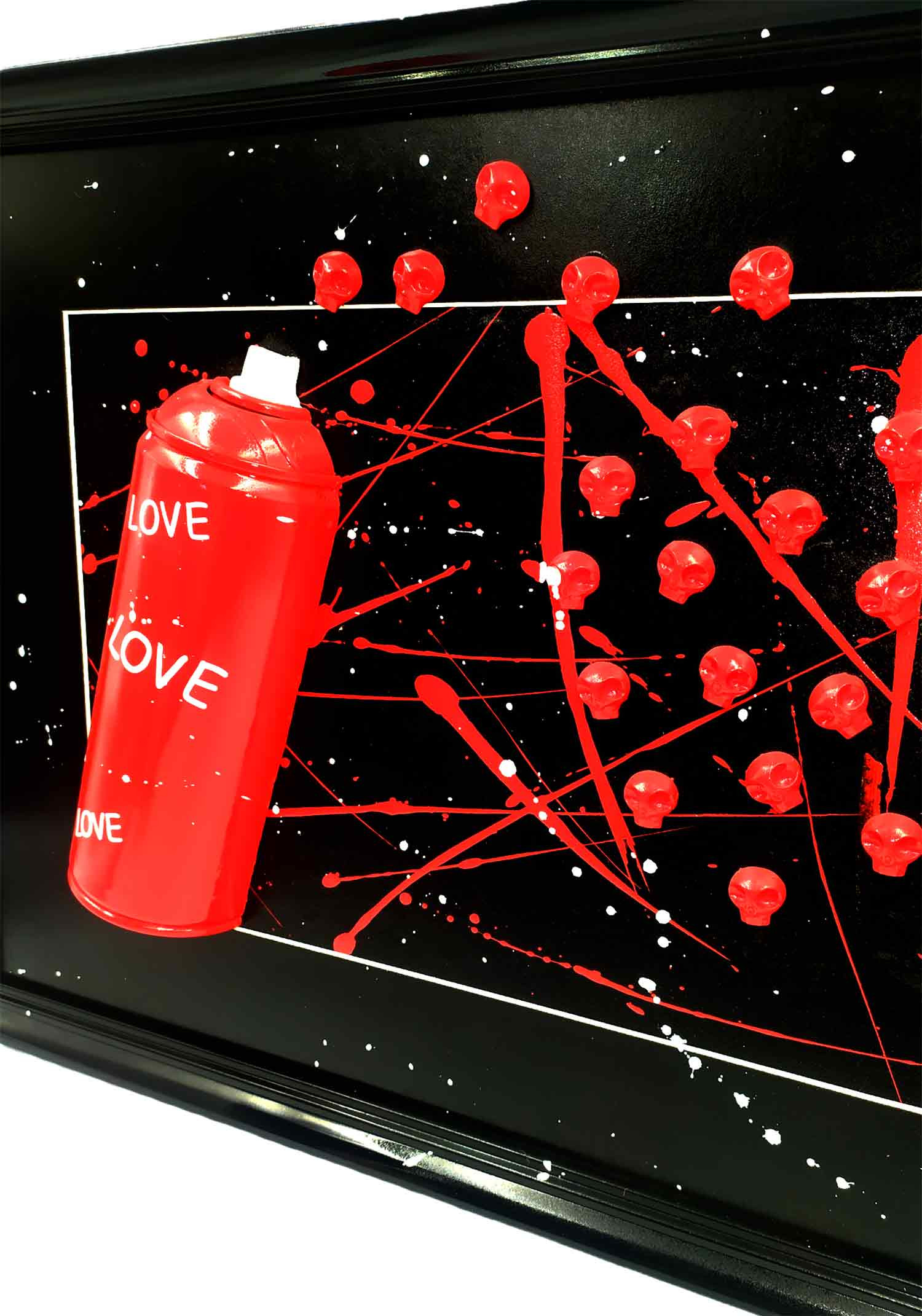 VL, Loveskull, painting - Artalistic online contemporary art buying and selling gallery