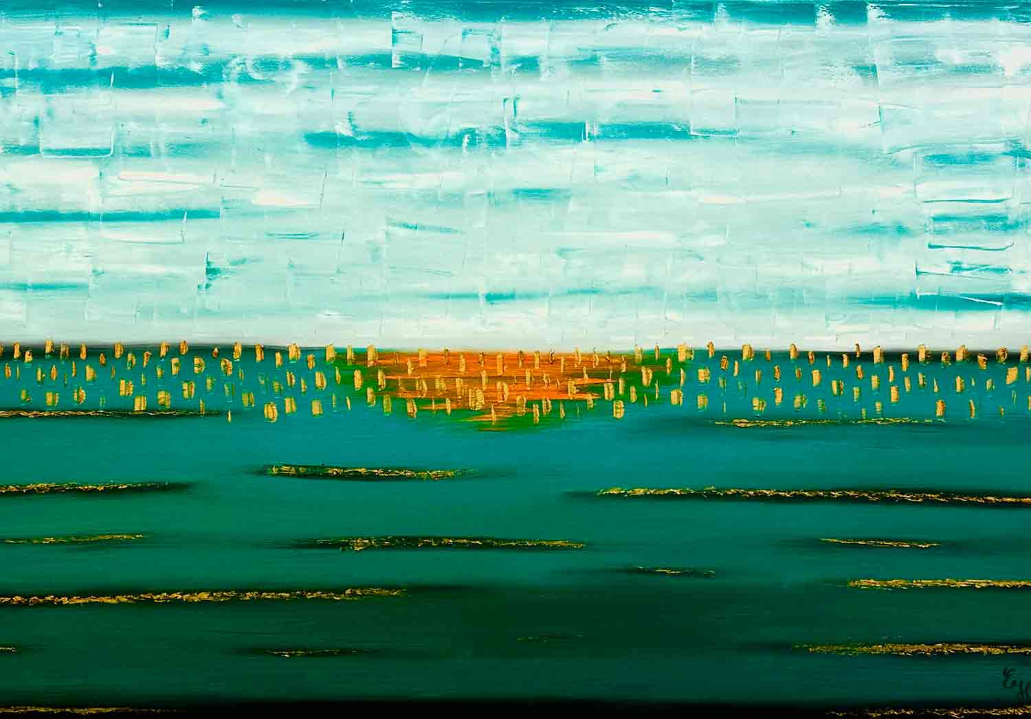 Emilie Kieffer, L'accalmie, painting - Artalistic online contemporary art buying and selling gallery