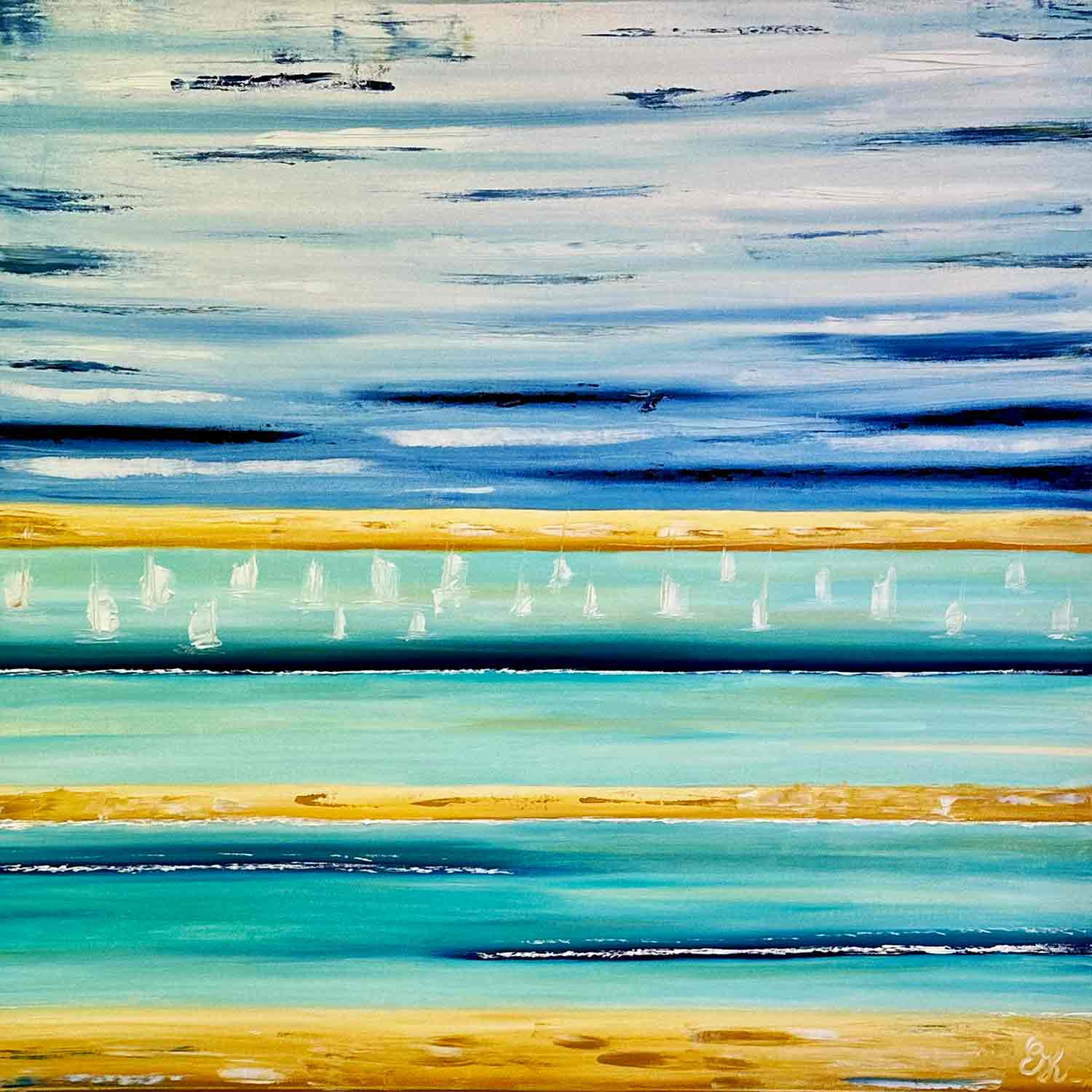 Emilie Kieffer, Evasion, painting - Artalistic online contemporary art buying and selling gallery