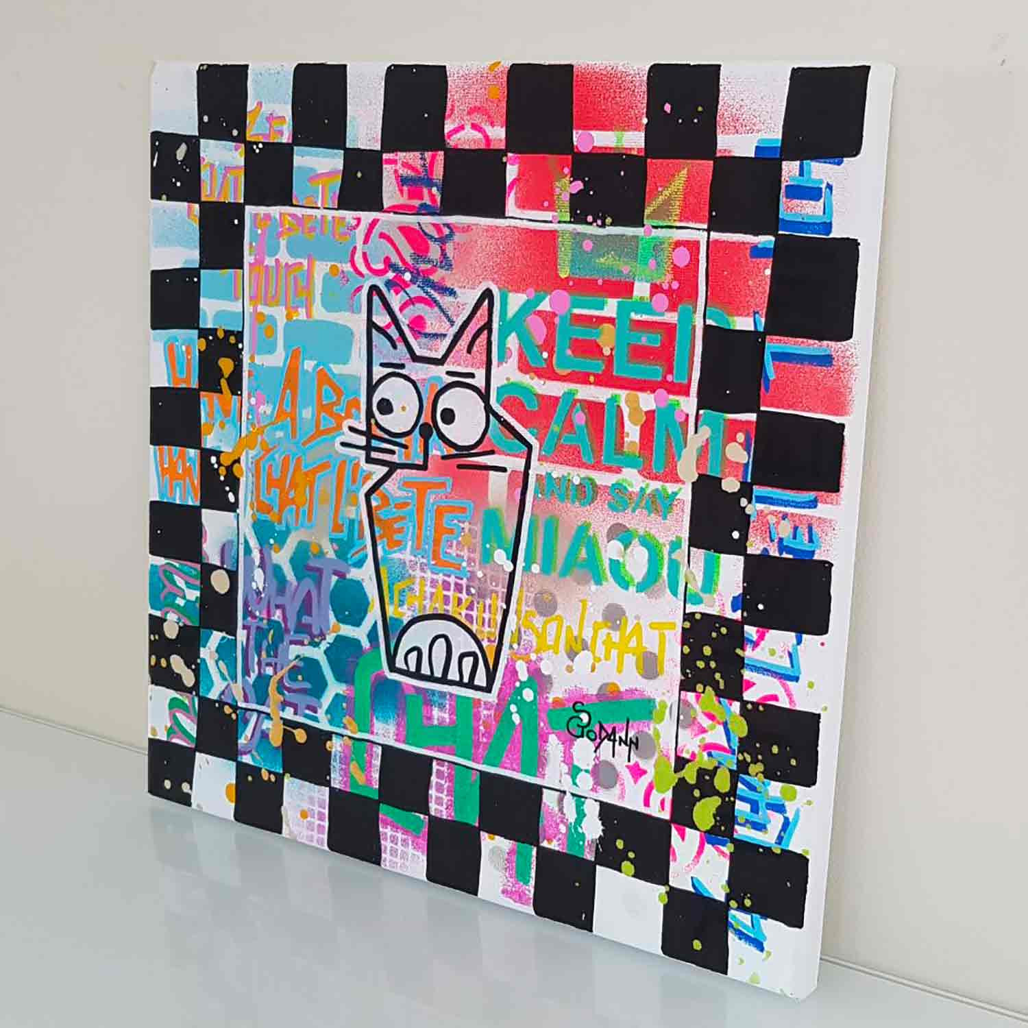 Stéphanie Godann, Chatnonyme, painting - Artalistic online contemporary art buying and selling gallery