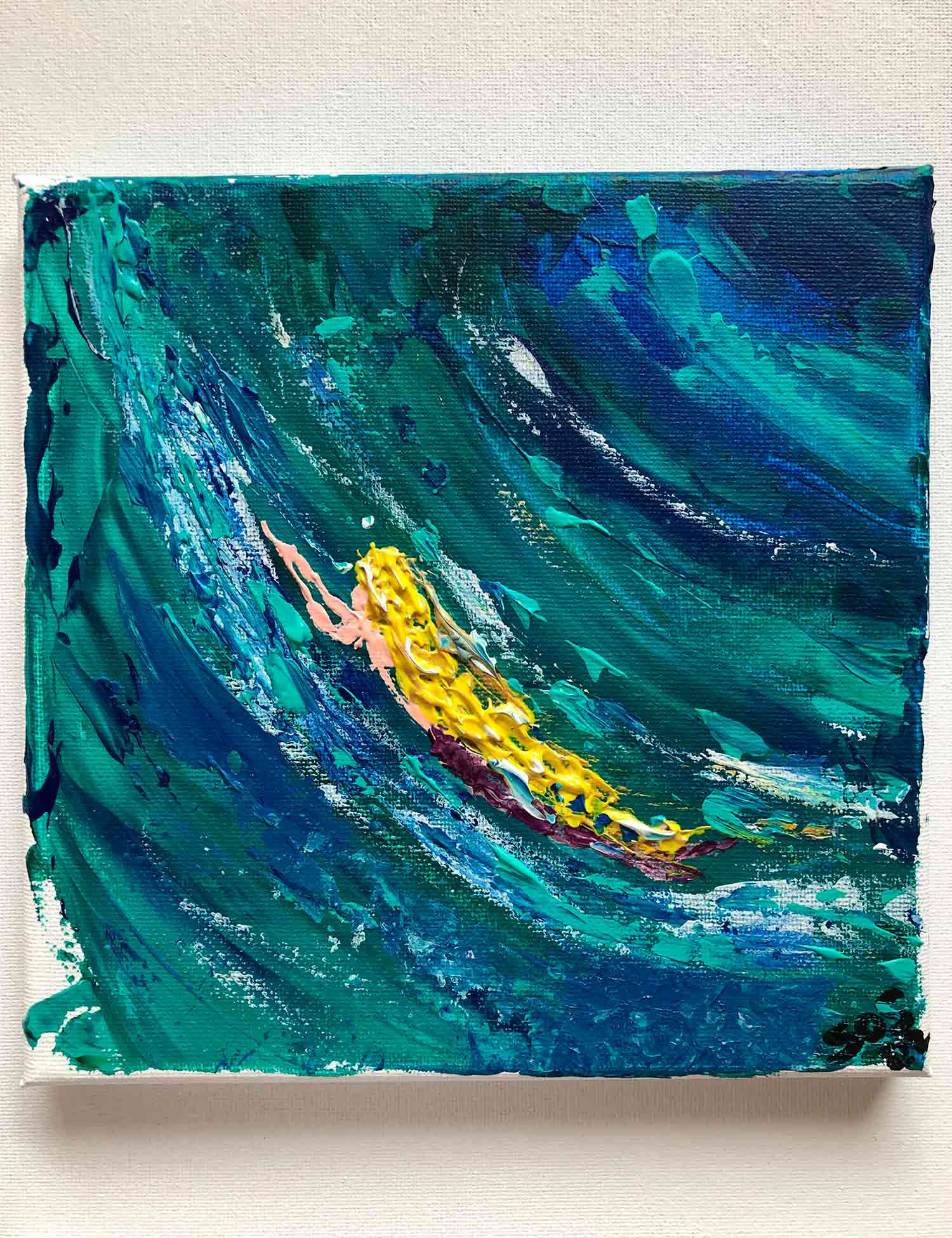 S.O.S, In the dephts, painting - Artalistic online contemporary art buying and selling gallery