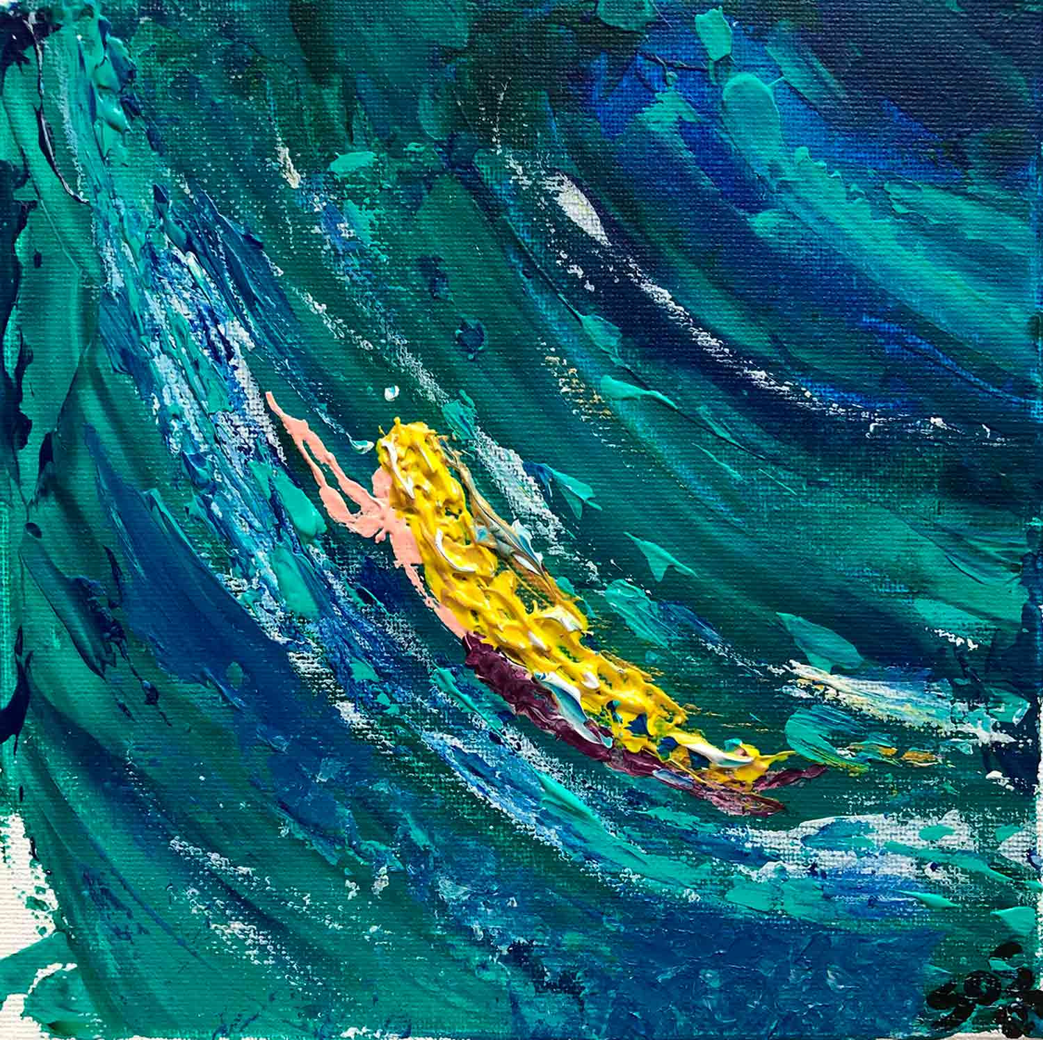 S.O.S, In the dephts, painting - Artalistic online contemporary art buying and selling gallery