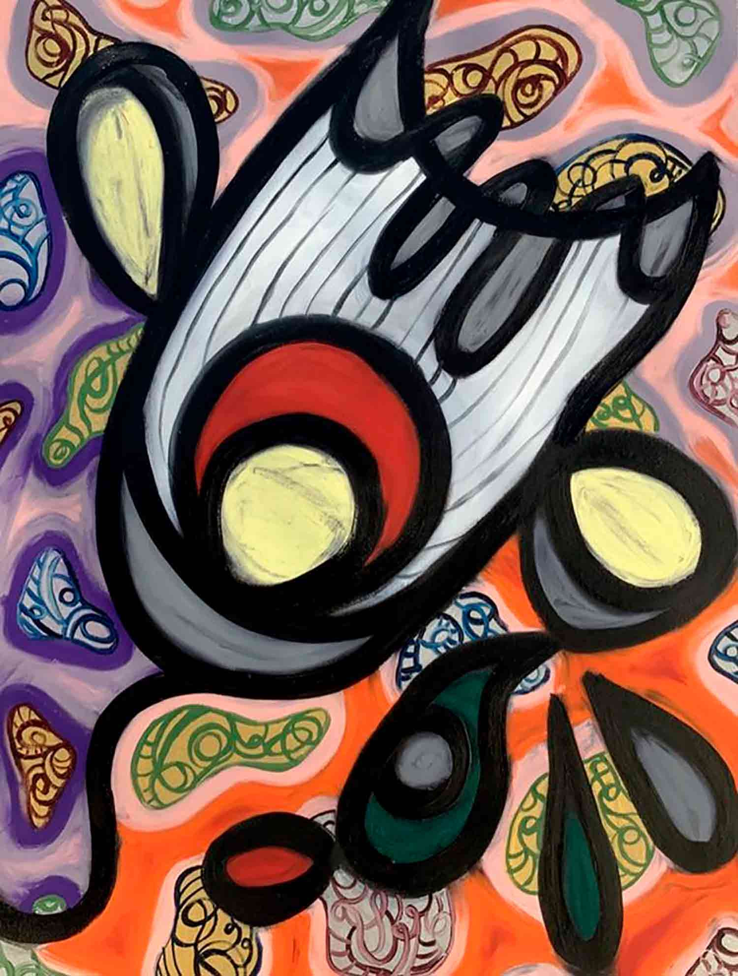 Elea Hohweiller, The guardian, painting - Artalistic online contemporary art buying and selling gallery