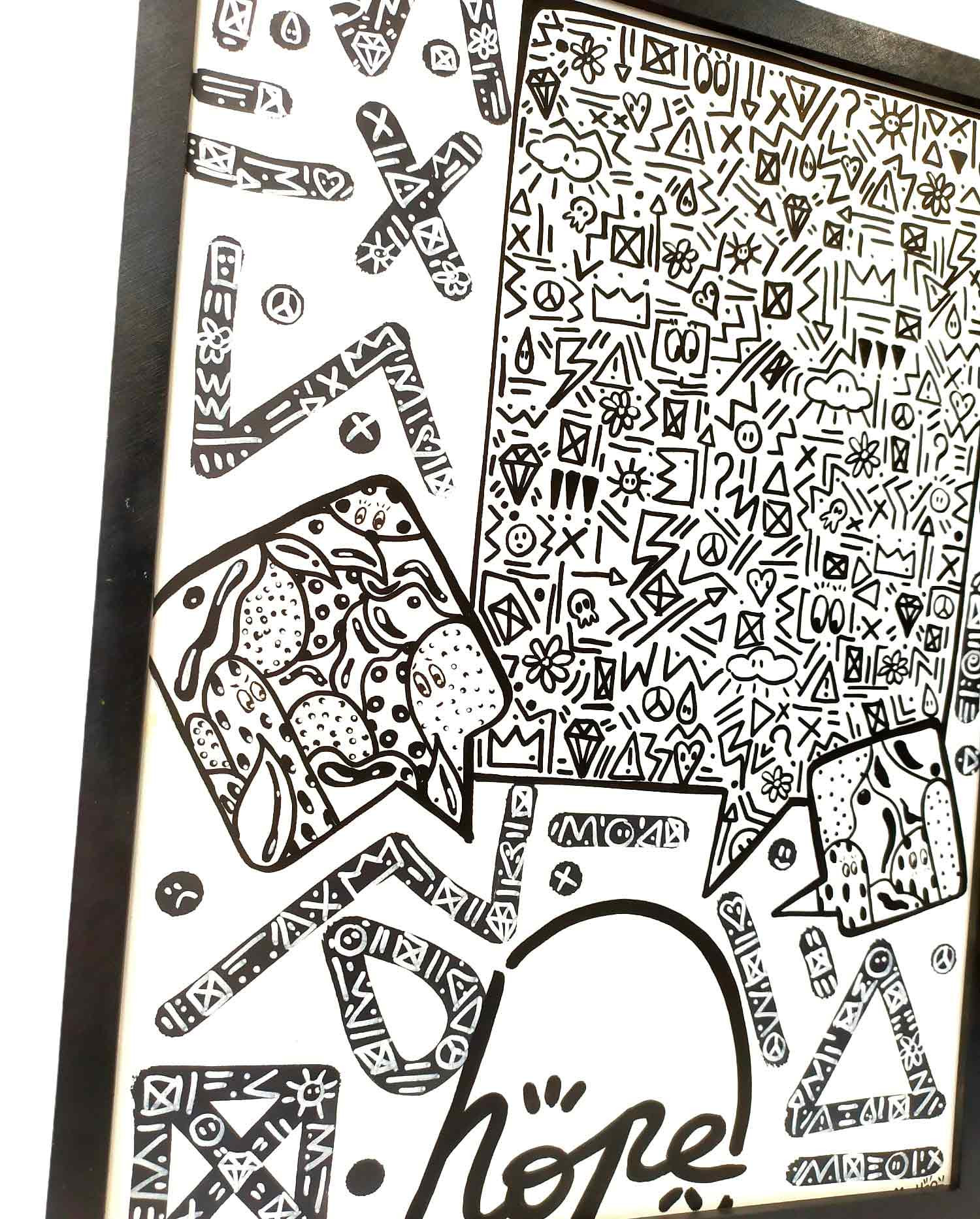Mr Hope, Réflexion, painting - Artalistic online contemporary art buying and selling gallery