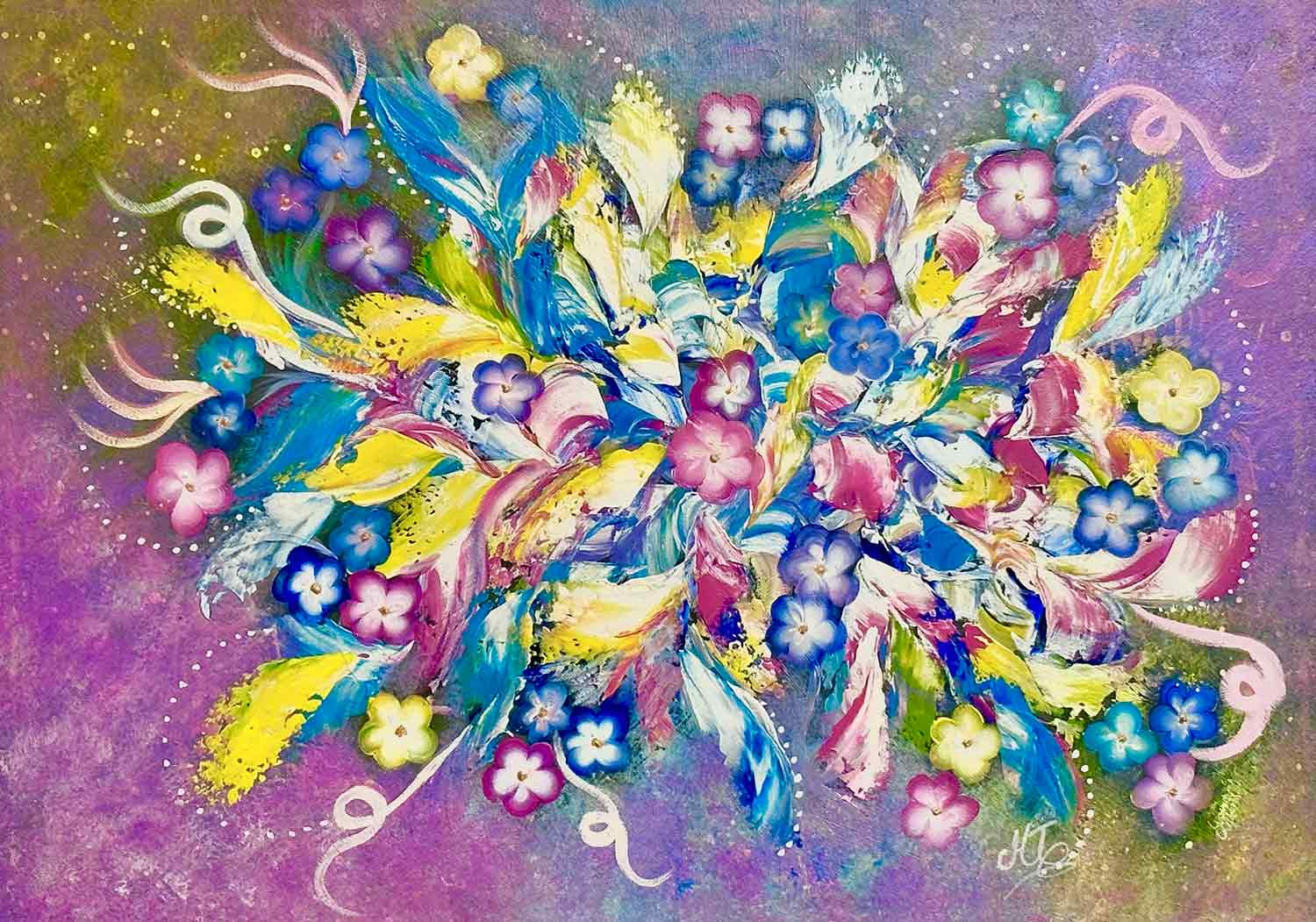De l'âme à la toile, Ostara, painting - Artalistic online contemporary art buying and selling gallery