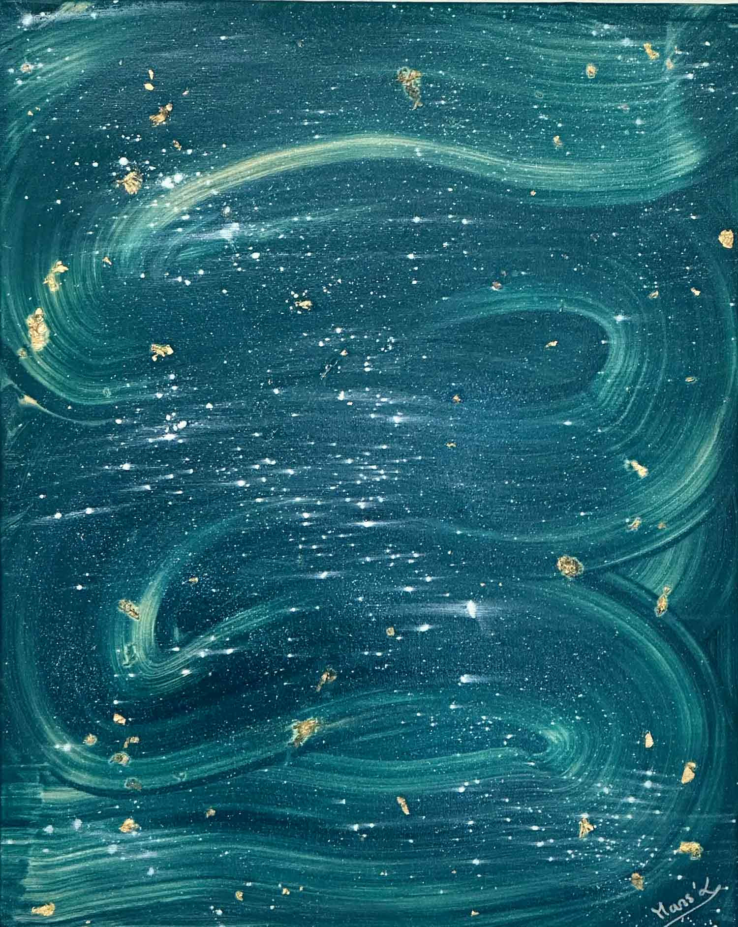 Mams'L, Voie lactée, painting - Artalistic online contemporary art buying and selling gallery