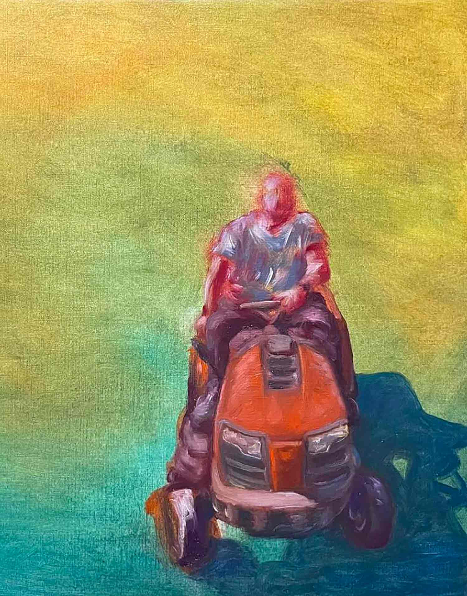Simon Rémy, Dad vs Gras, painting - Artalistic online contemporary art buying and selling gallery