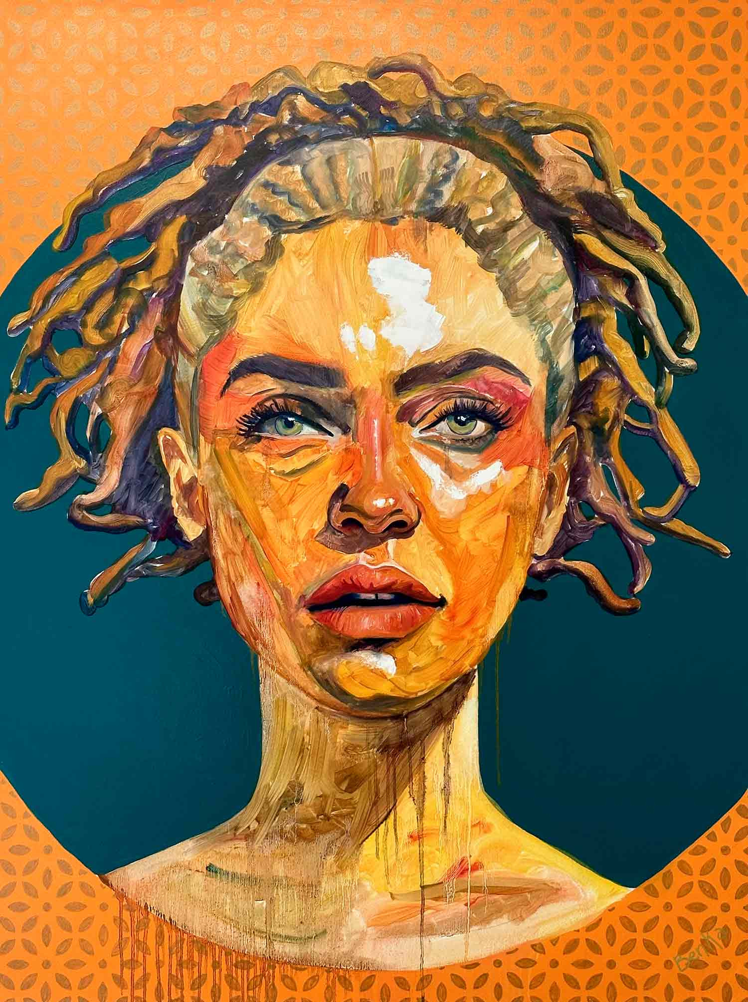 Benka, Méduse, painting - Artalistic online contemporary art buying and selling gallery