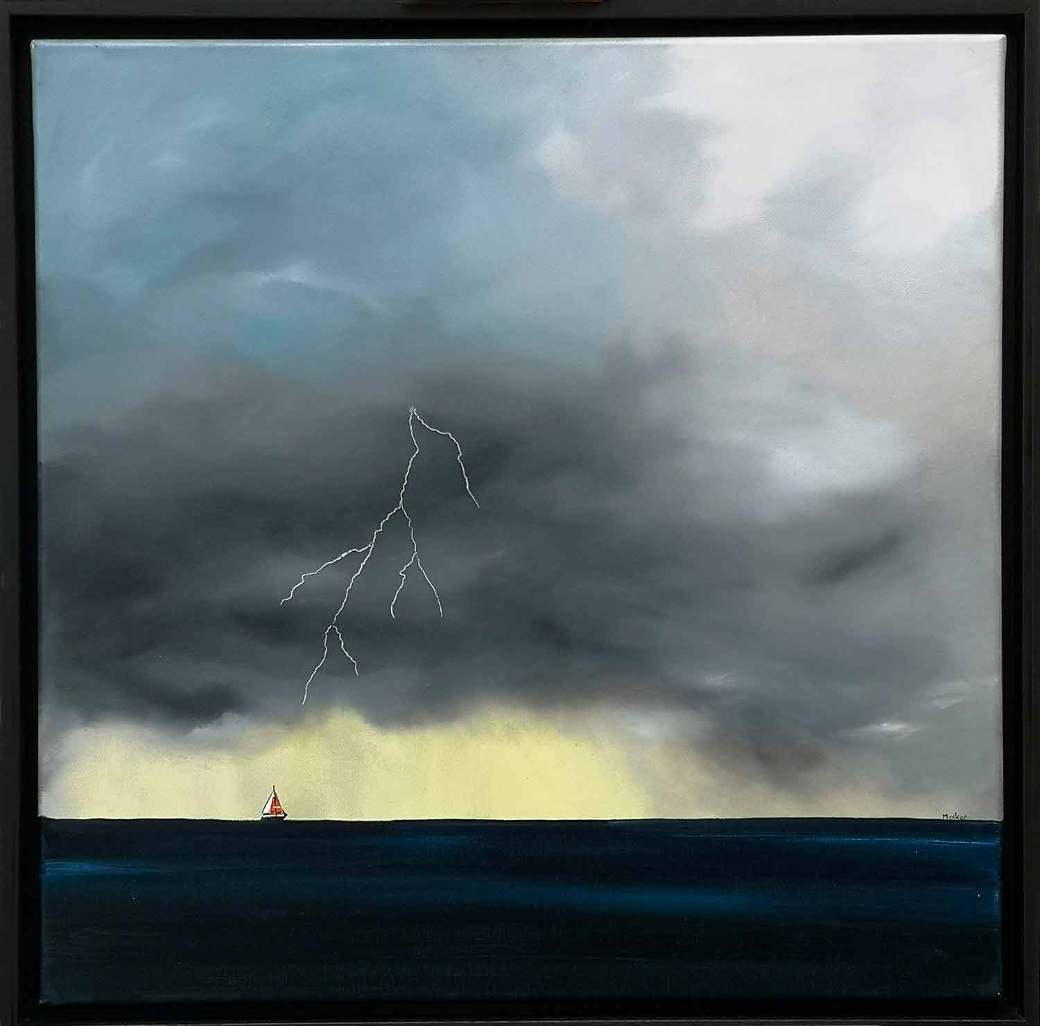 Meskar, avant le déluge, painting - Artalistic online contemporary art buying and selling gallery