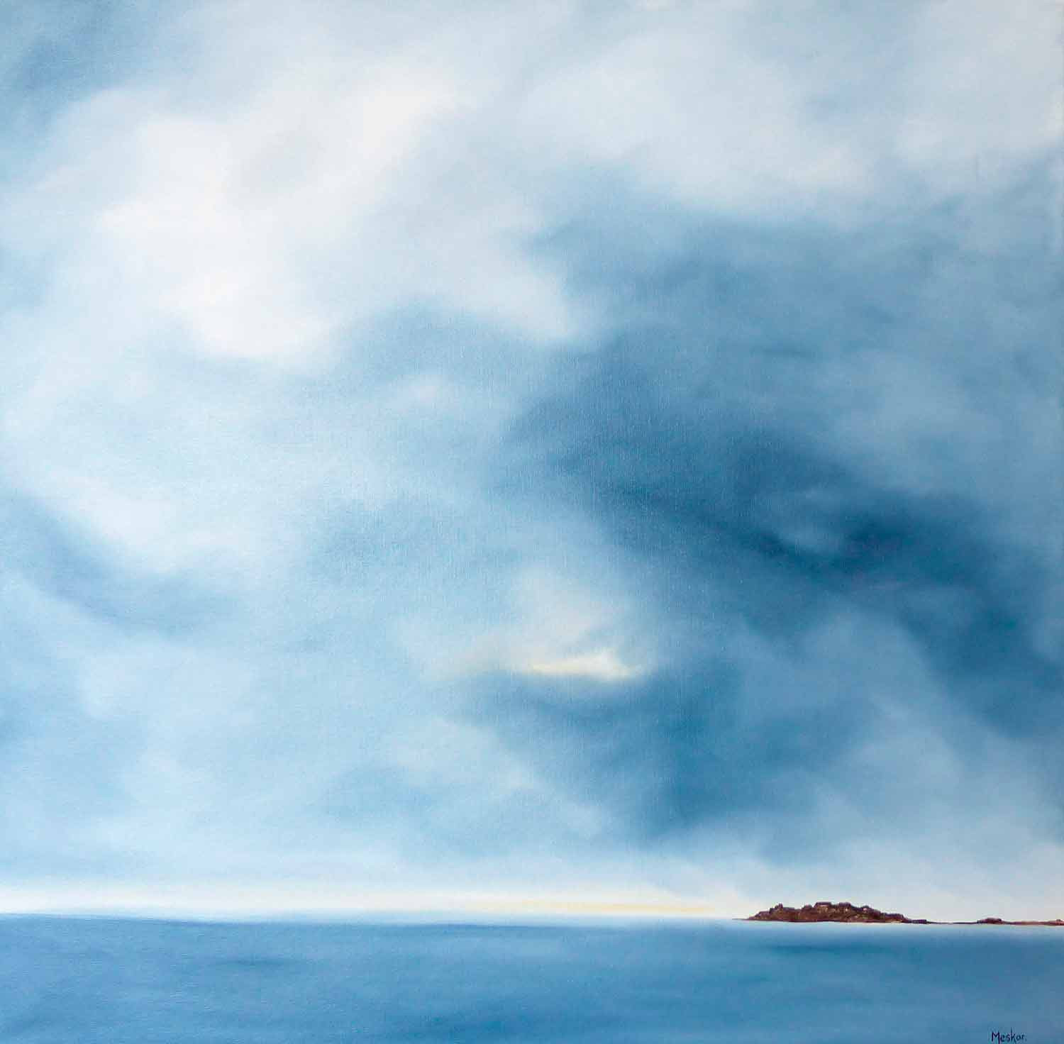 Meskar, L'eau de là, painting - Artalistic online contemporary art buying and selling gallery
