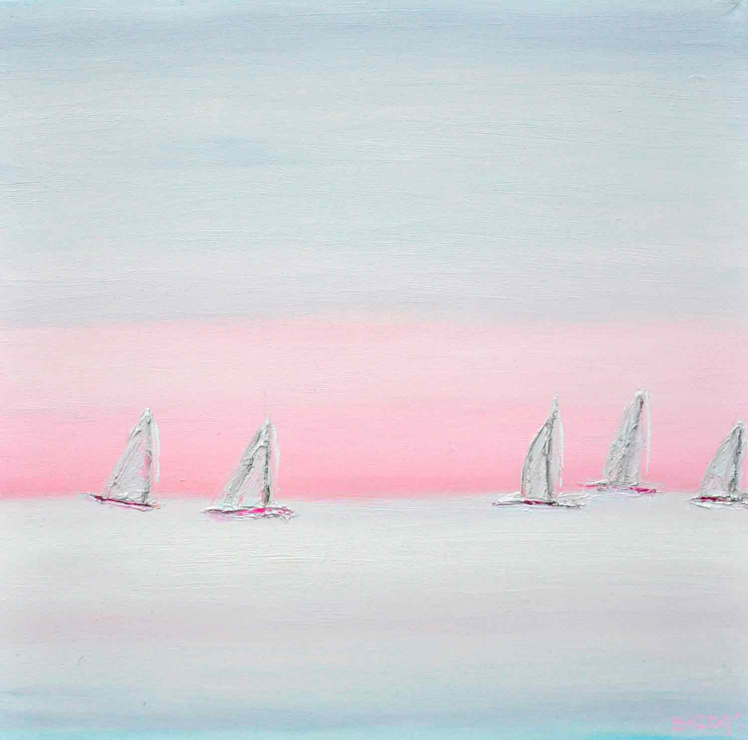 Bridg', Un beau voyage sur l'eau, painting - Artalistic online contemporary art buying and selling gallery